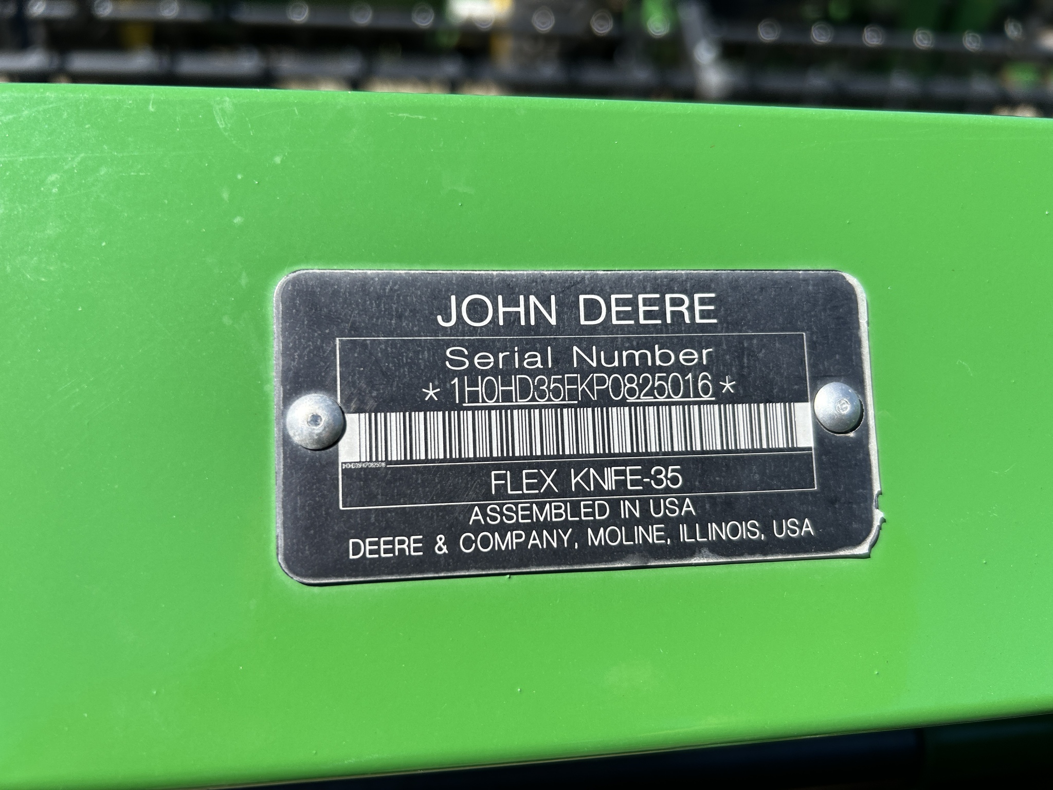 2023 John Deere HD35F Platform
