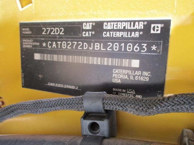2018 Caterpillar 272D2 Skid Steer