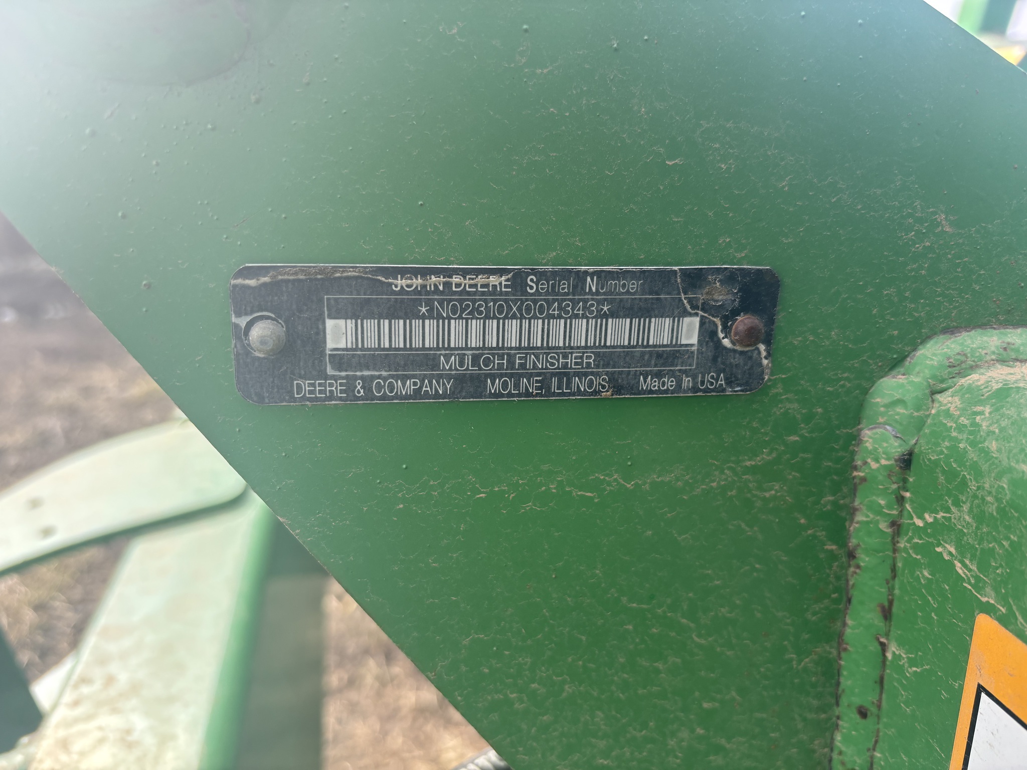 2009 John Deere 2310 Soil Finisher