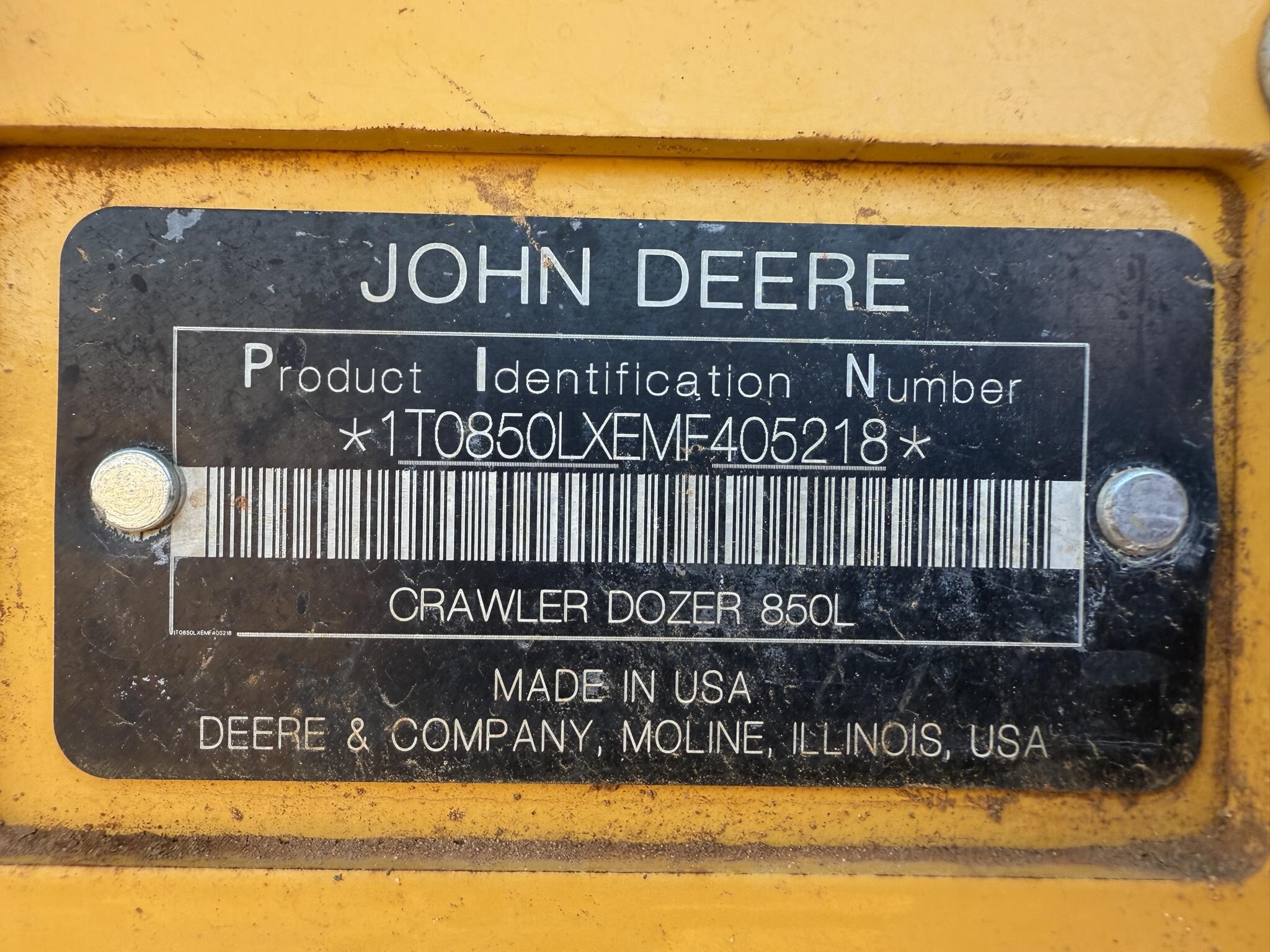 2021 Deere 850L LGP Dozer