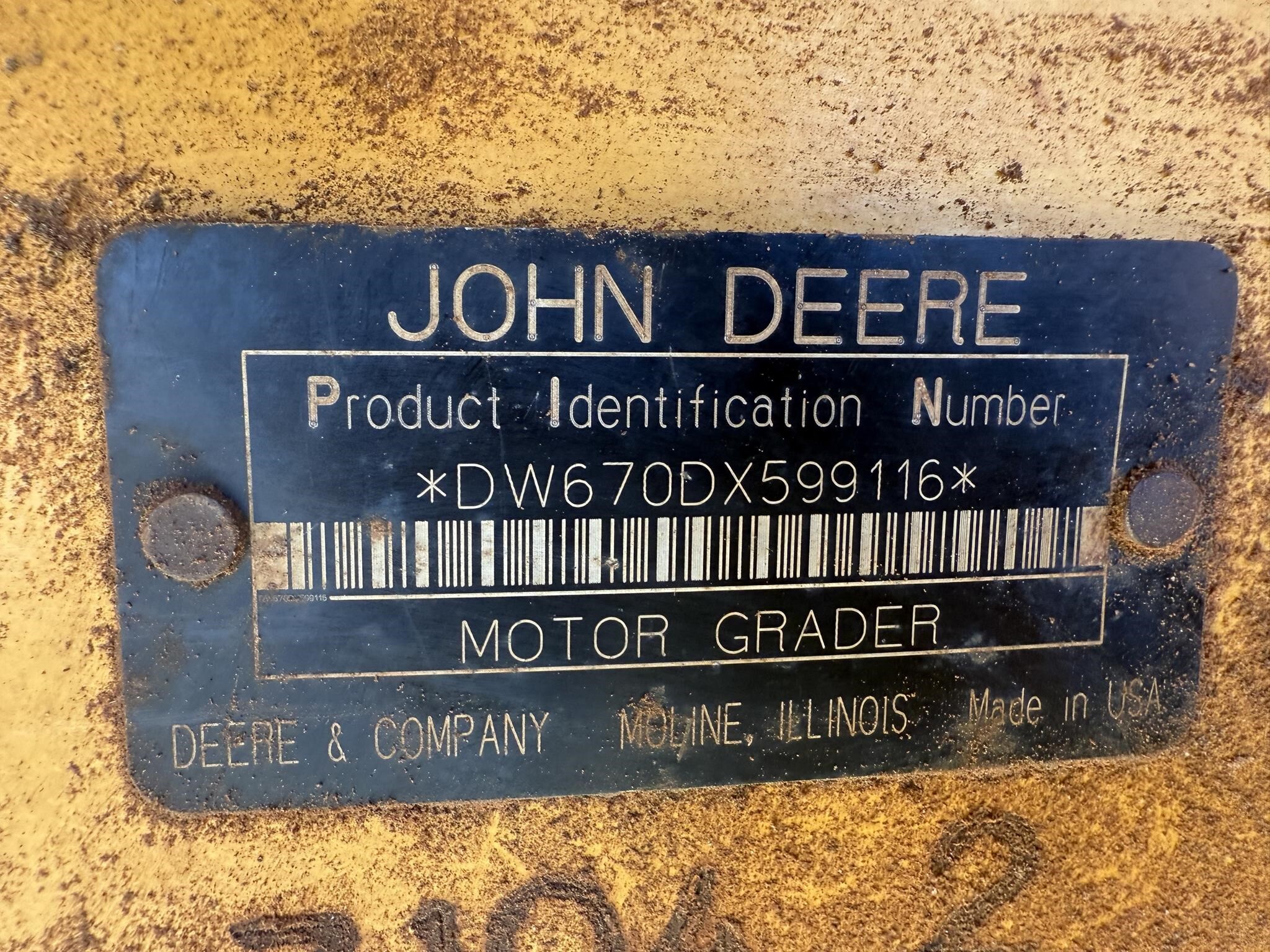 2005 Deere 670D Miscellaneous