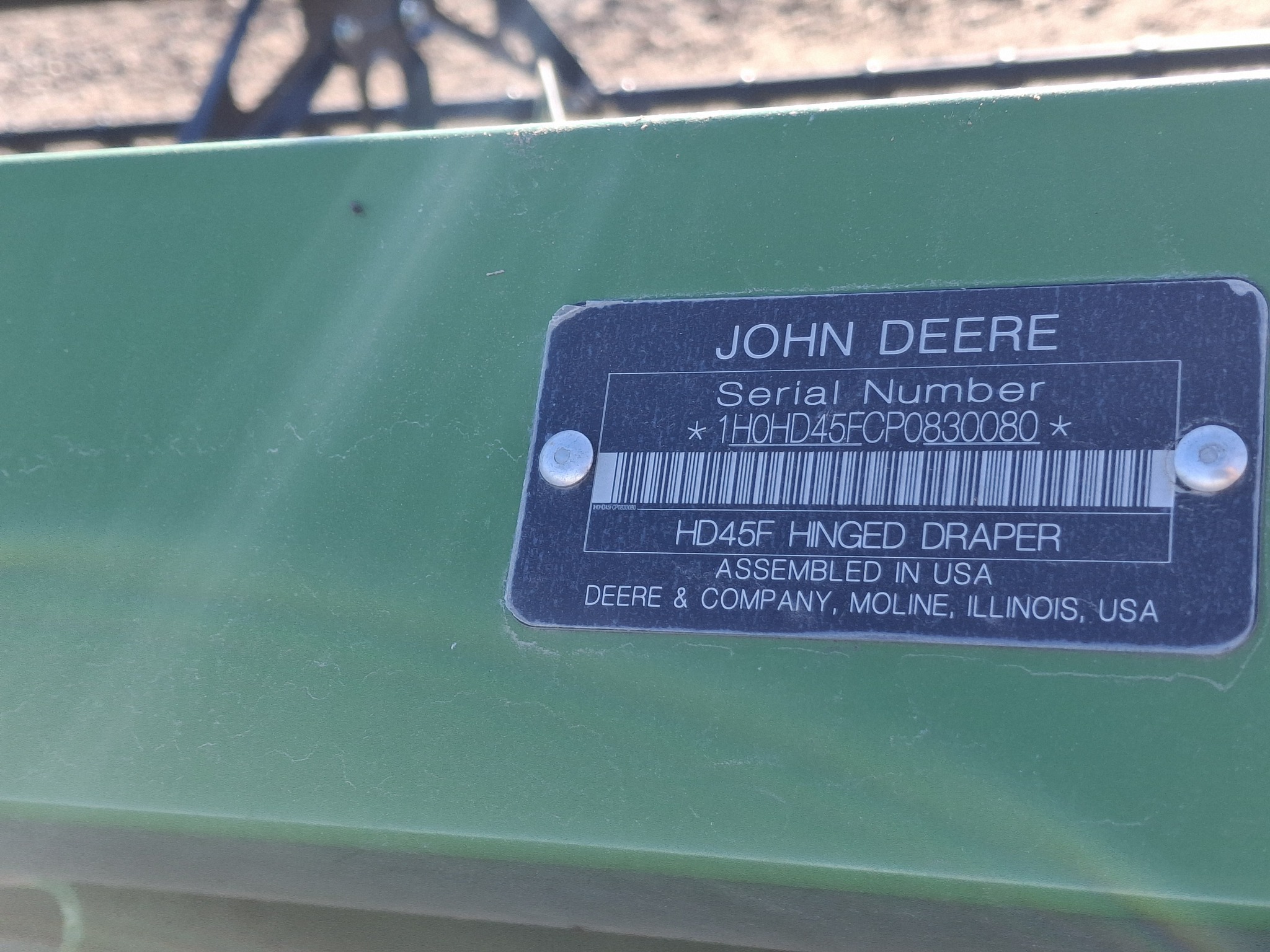 2024 John Deere HD45F Platform