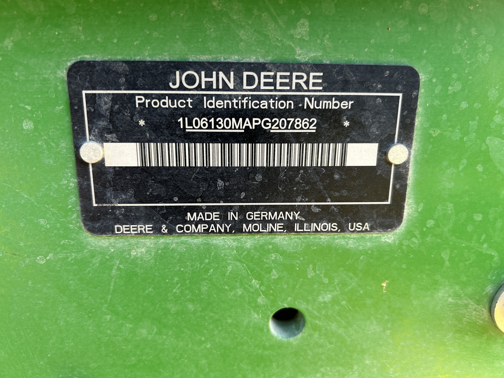 2023 John Deere 6130M Tractor