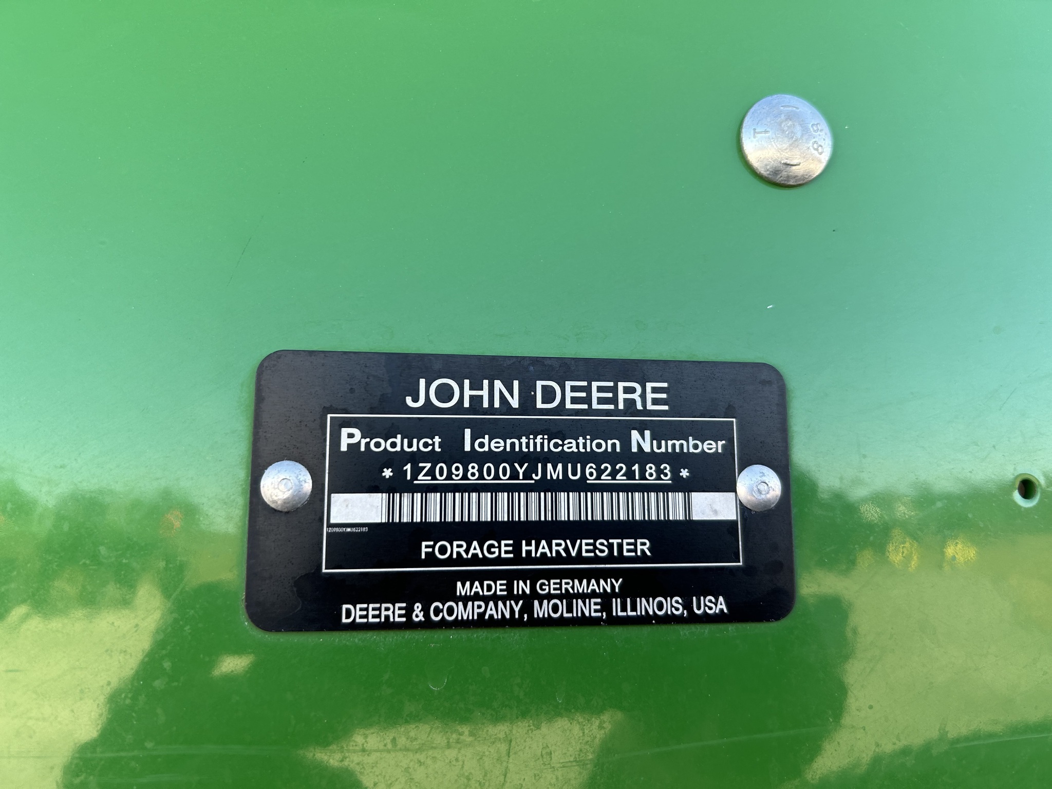 2022 John Deere 9800 Self-Propelled Forage Harvester