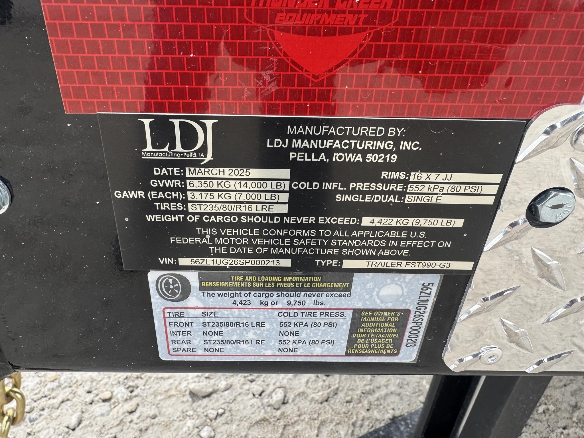 2025 Thunder Creek FST990 Fuel Trucks/Trailer