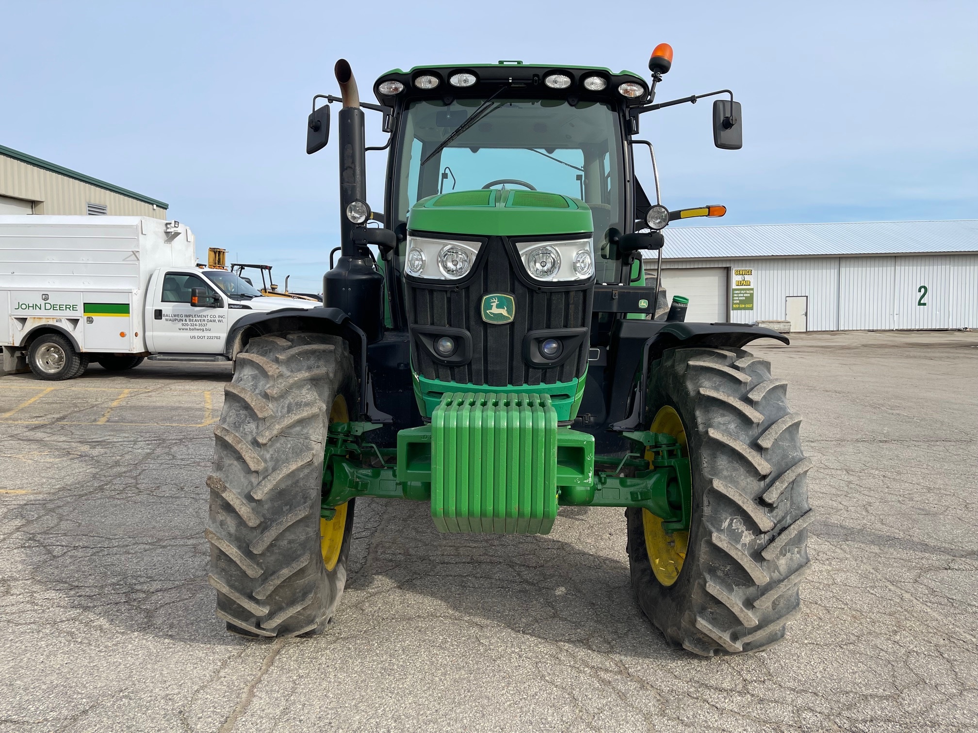 2017 John Deere 6155R Tractor