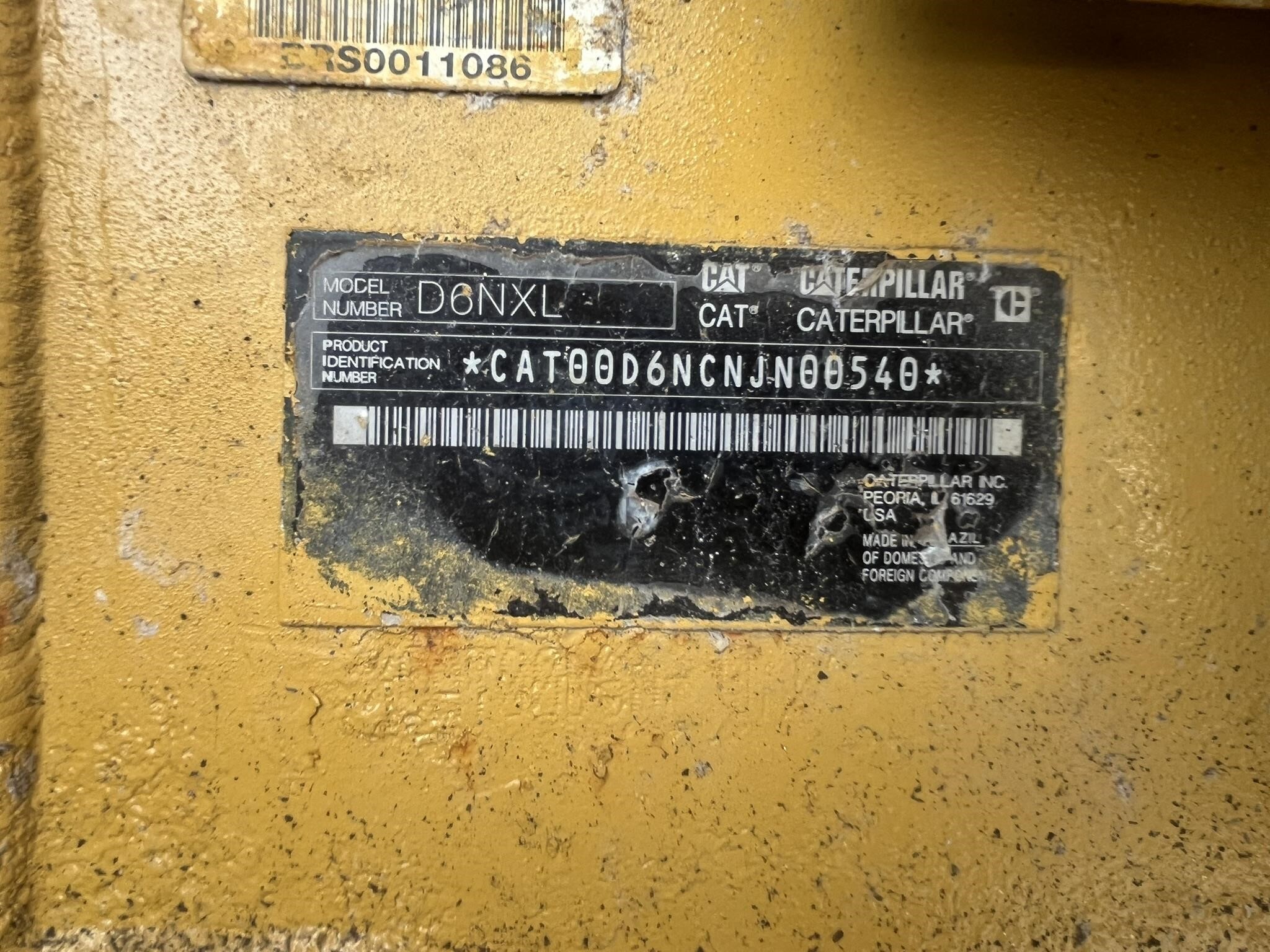 2019 Caterpillar D6N XL Dozer