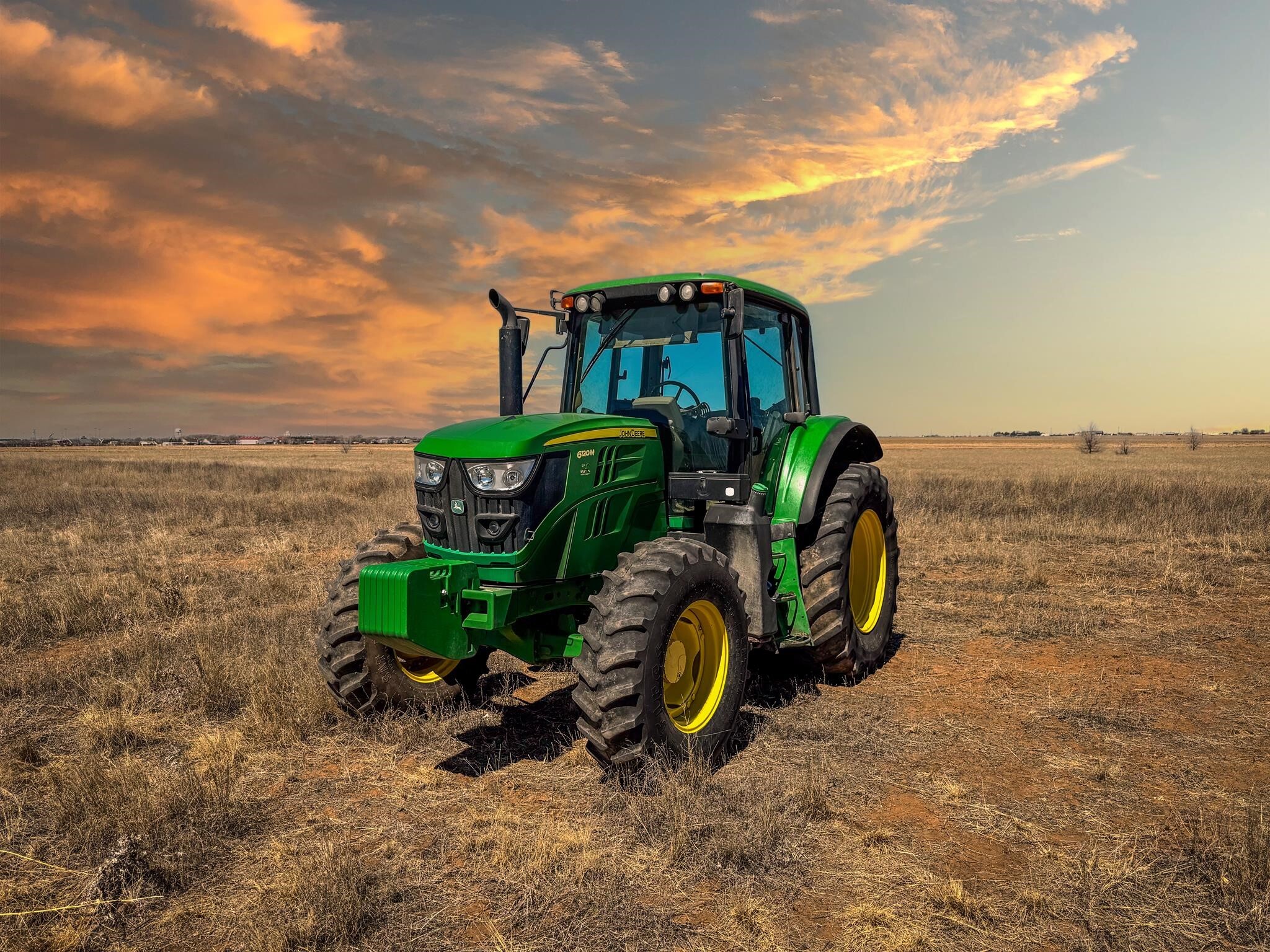 2017 John Deere 6120M Tractor