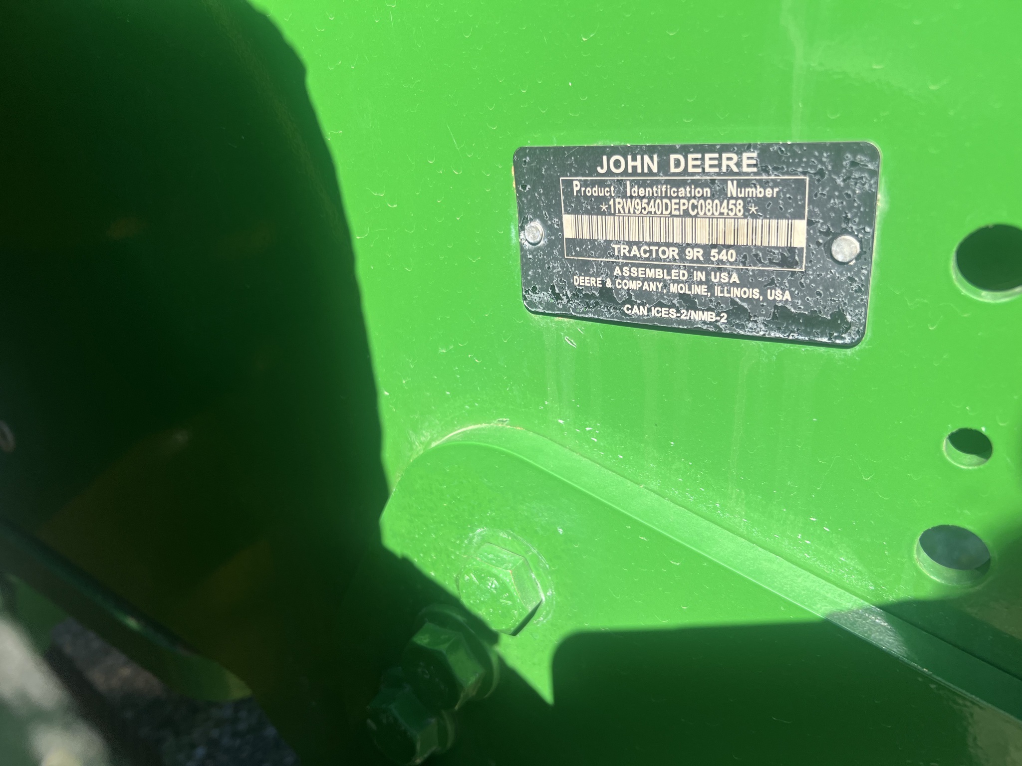 2023 John Deere 9R 540 Tractor