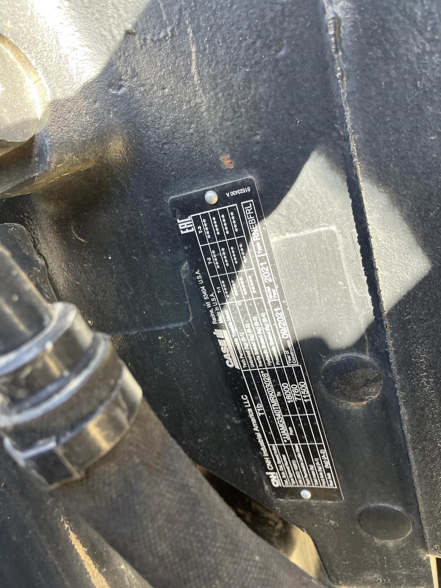2021 Case IH MAGNUM 340 AFS CONNECT CVX Tractor
