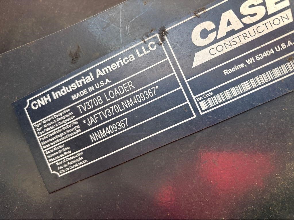 2022 Case TV370B Skid Steer