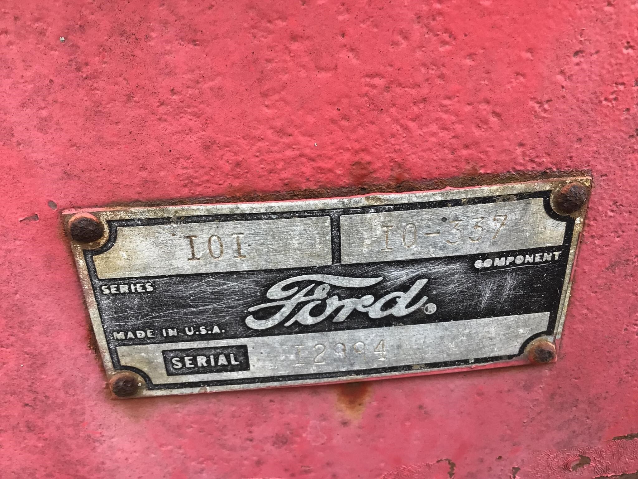  Ford 101 Plow