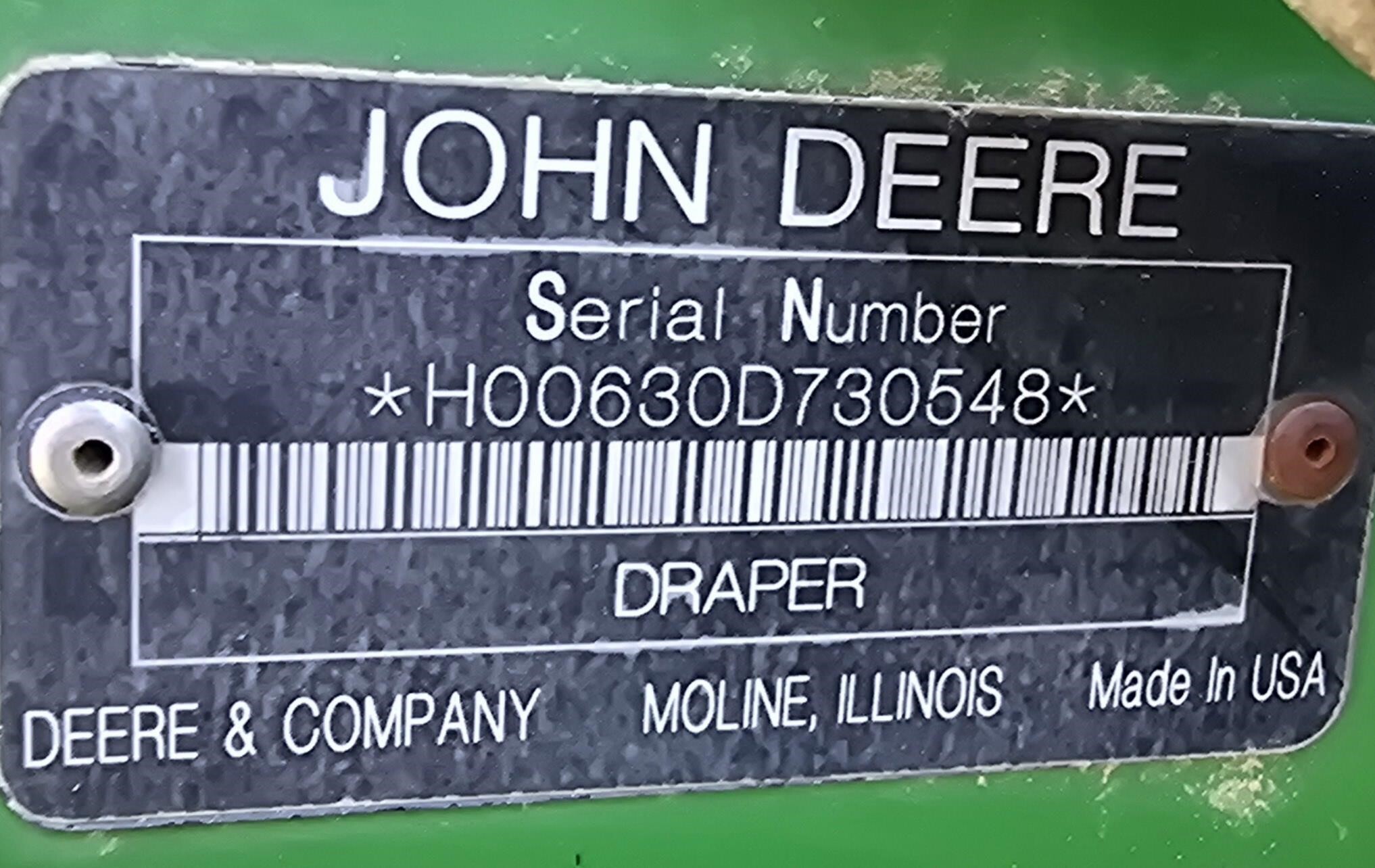 2009 John Deere 630D Platform