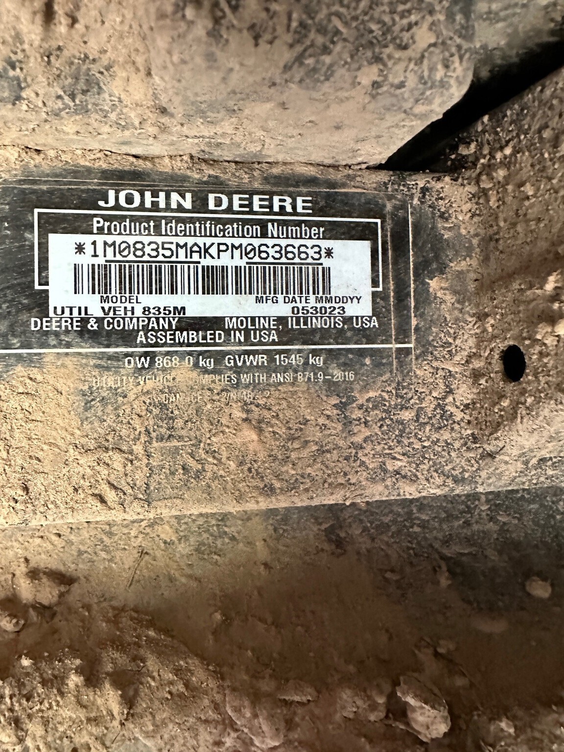 2023 John Deere XUV 835M ATVs and Utility Vehicle