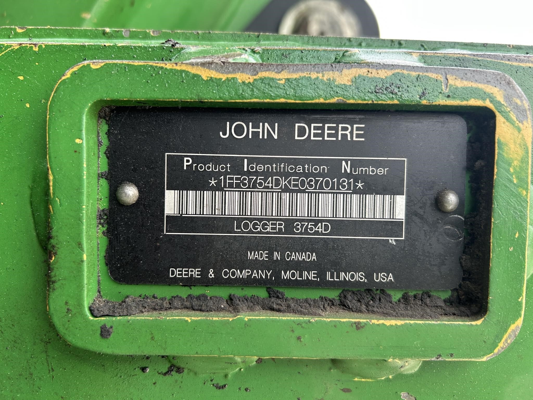 2018 Deere 3754D Forestry and Mining