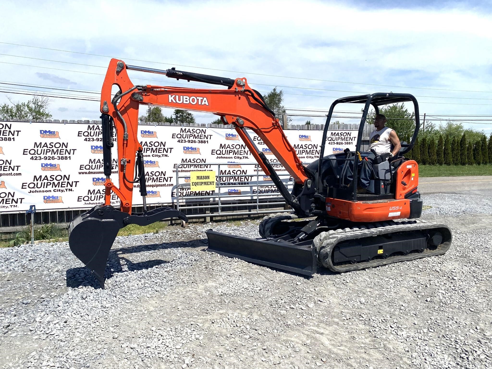 2019 Kubota U55-4 Mini Excavator