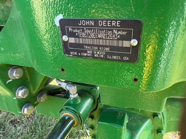 2021 John Deere 6120E Tractor
