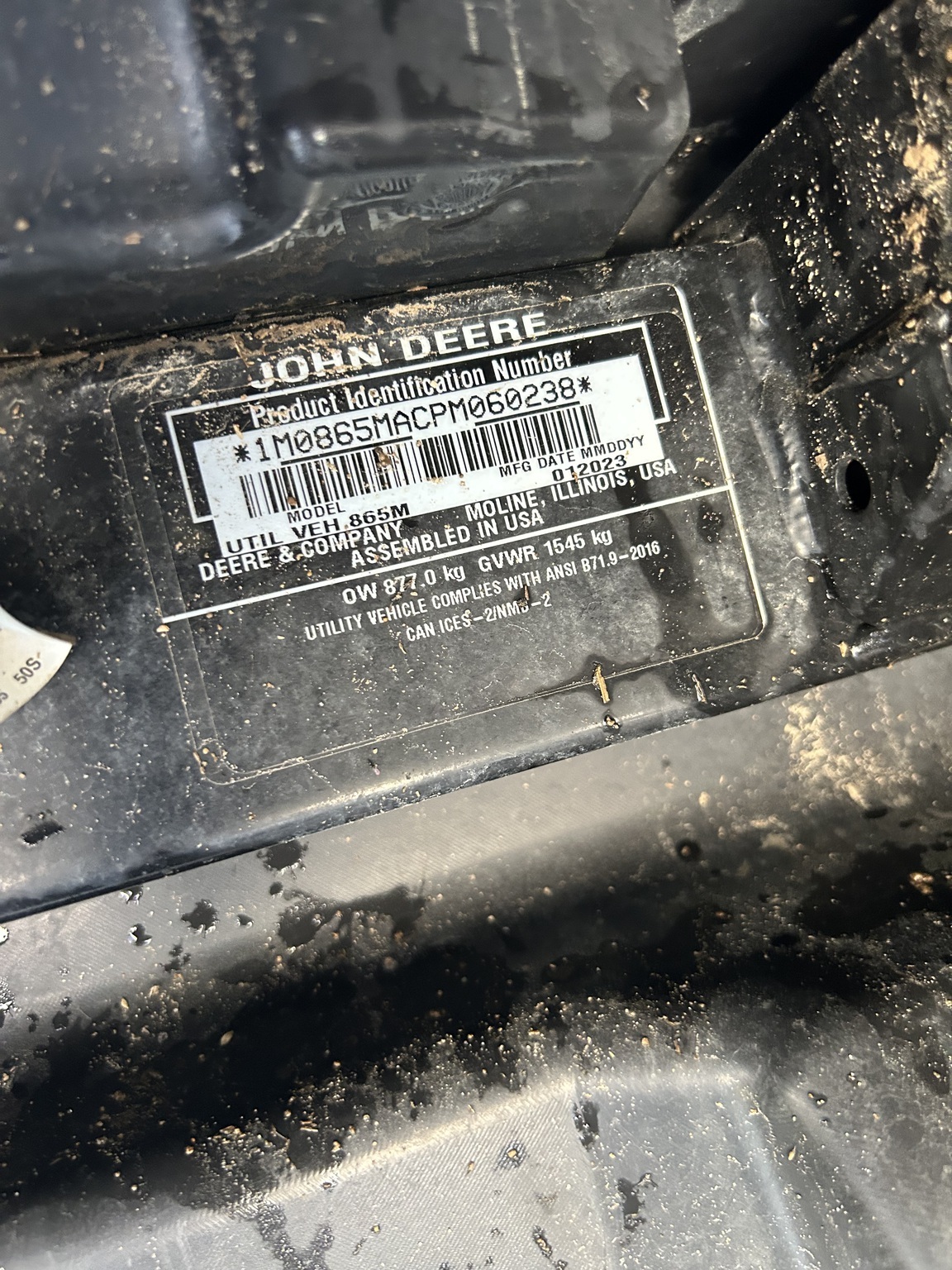 2023 John Deere XUV 865M ATVs and Utility Vehicle