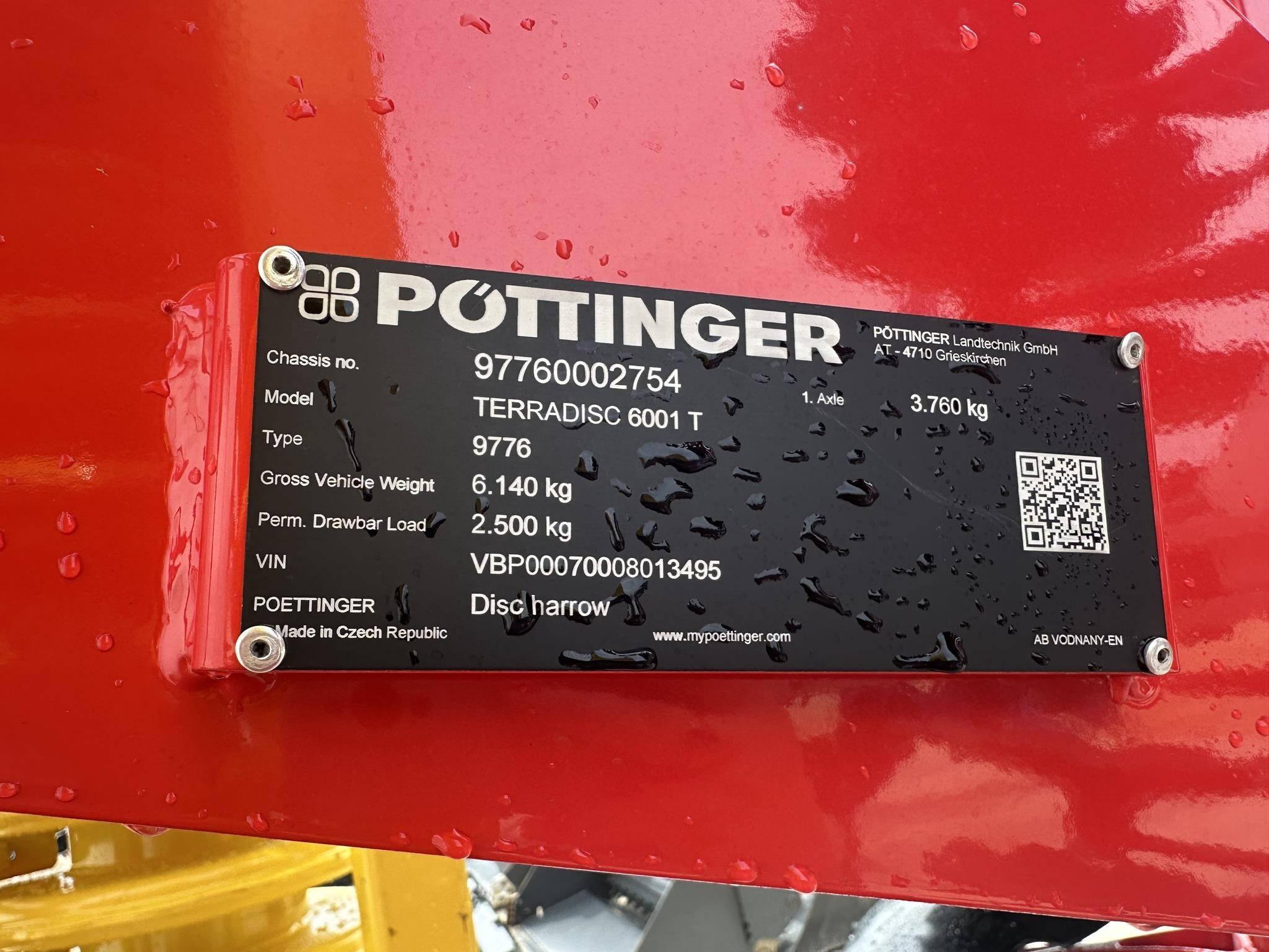  Pottinger Terradisc 6001T Disk