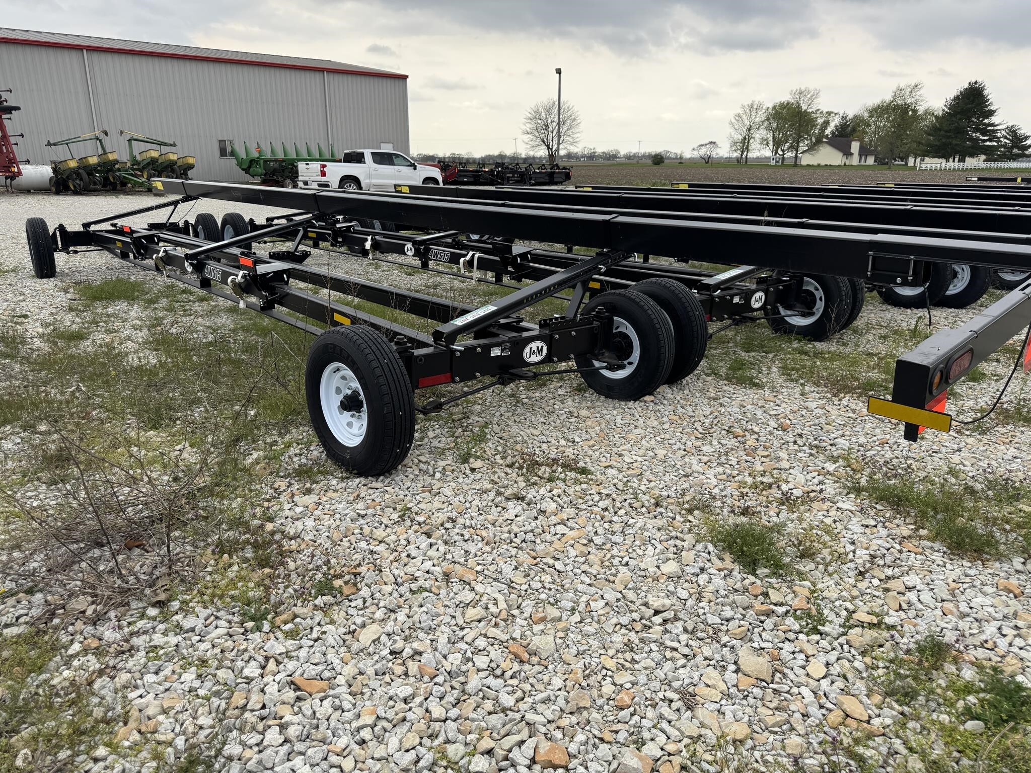  J&M 4WS15 Header Trailer