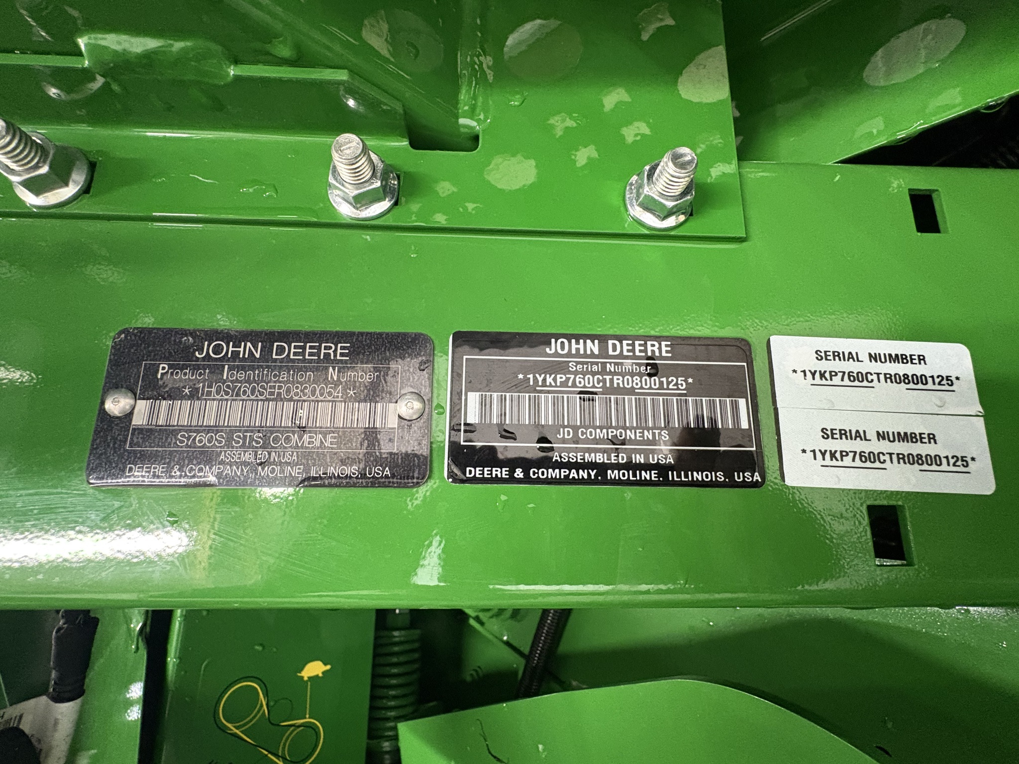 2024 John Deere S760 Combine