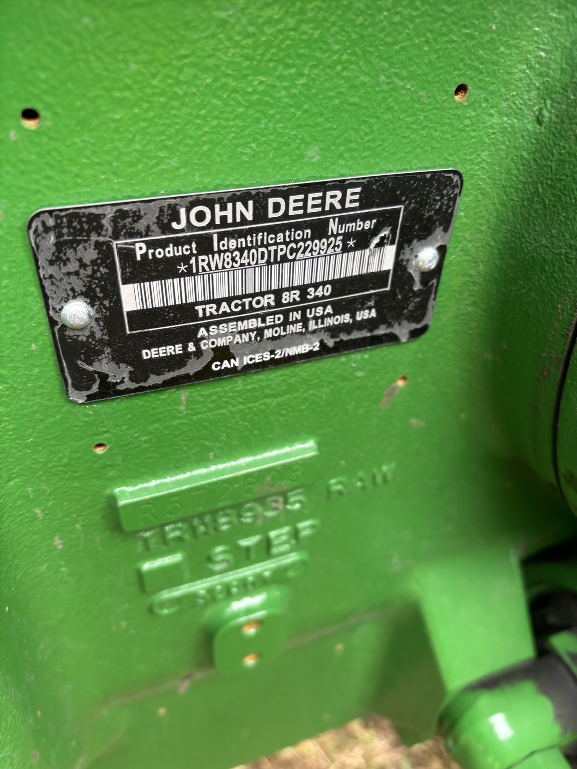 2023 John Deere 8R 340 Tractor