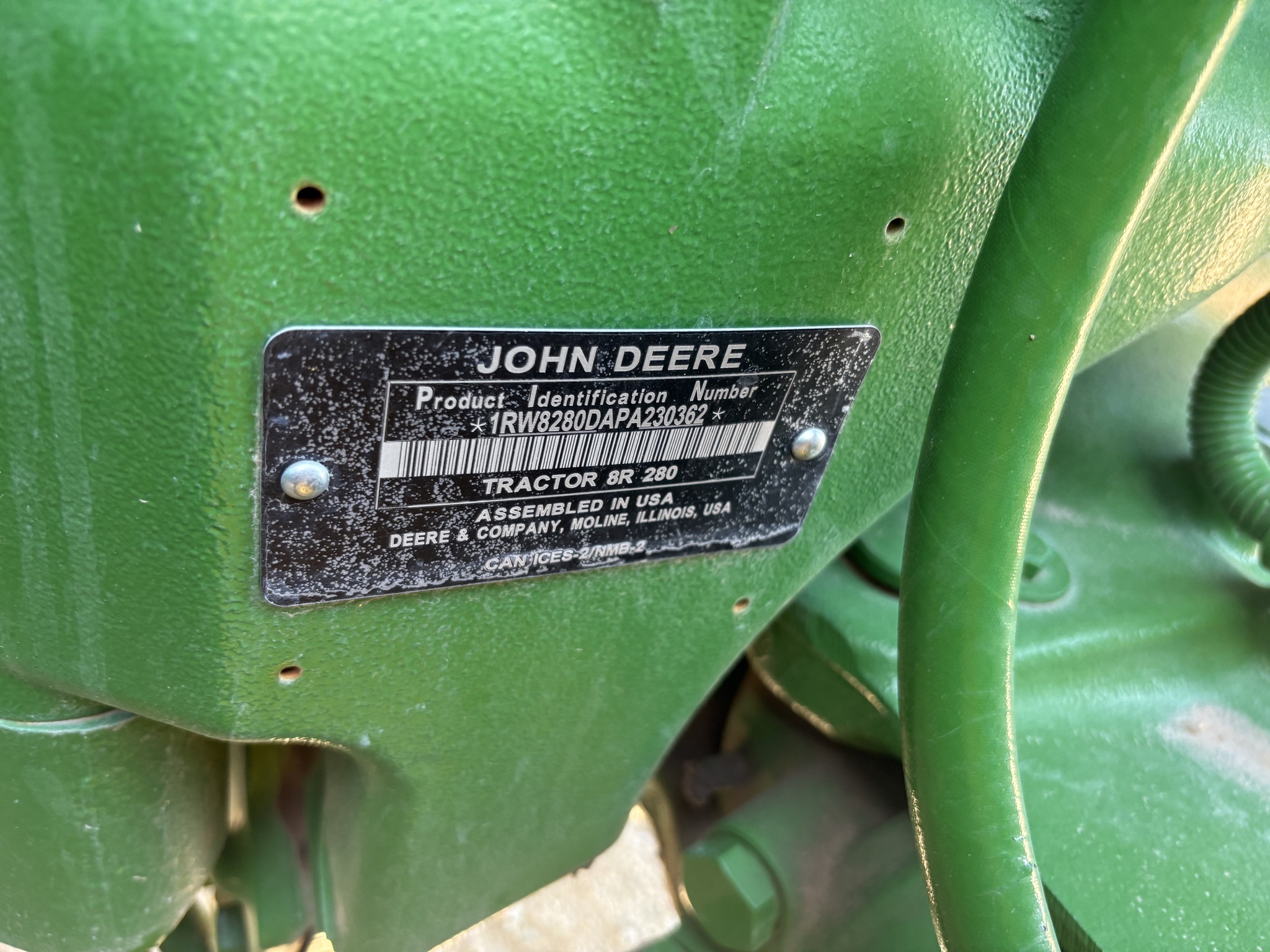 2023 John Deere 8R 280 Tractor