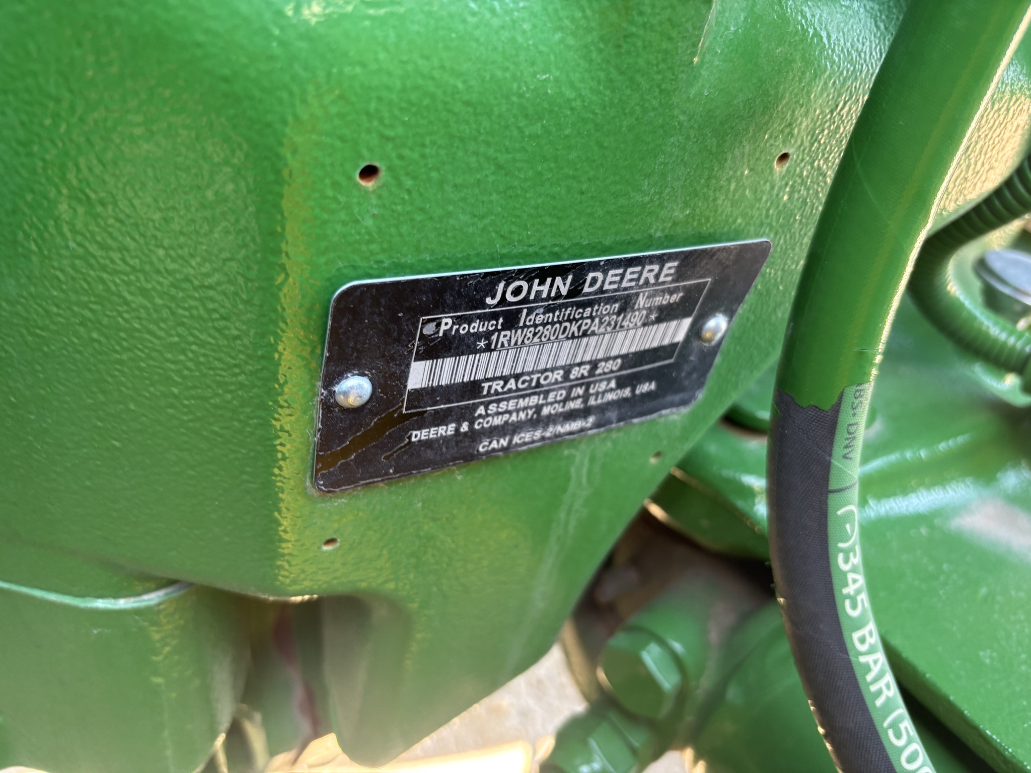 2023 John Deere 8R 280 Tractor