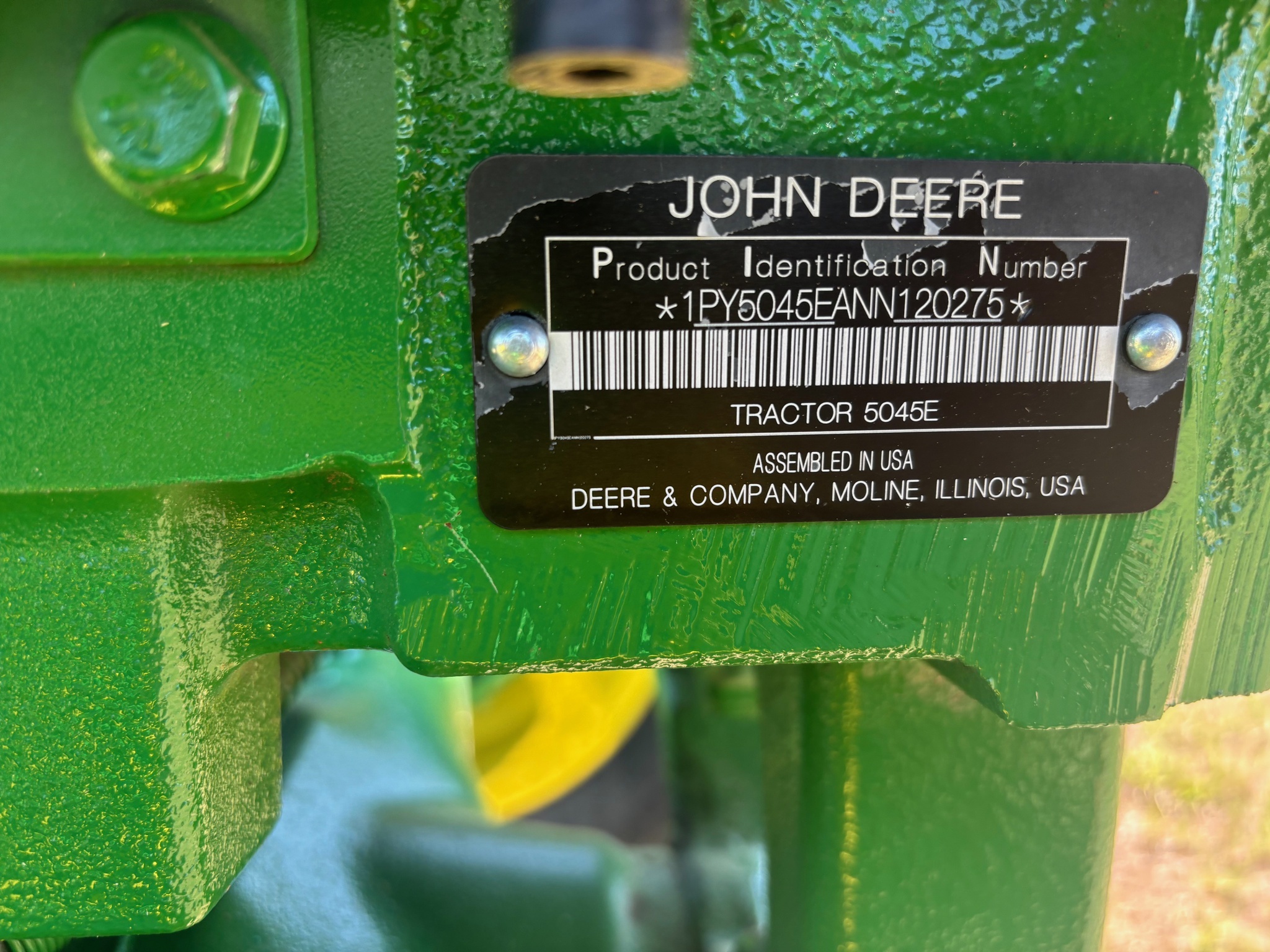 2022 John Deere 5045E Tractor
