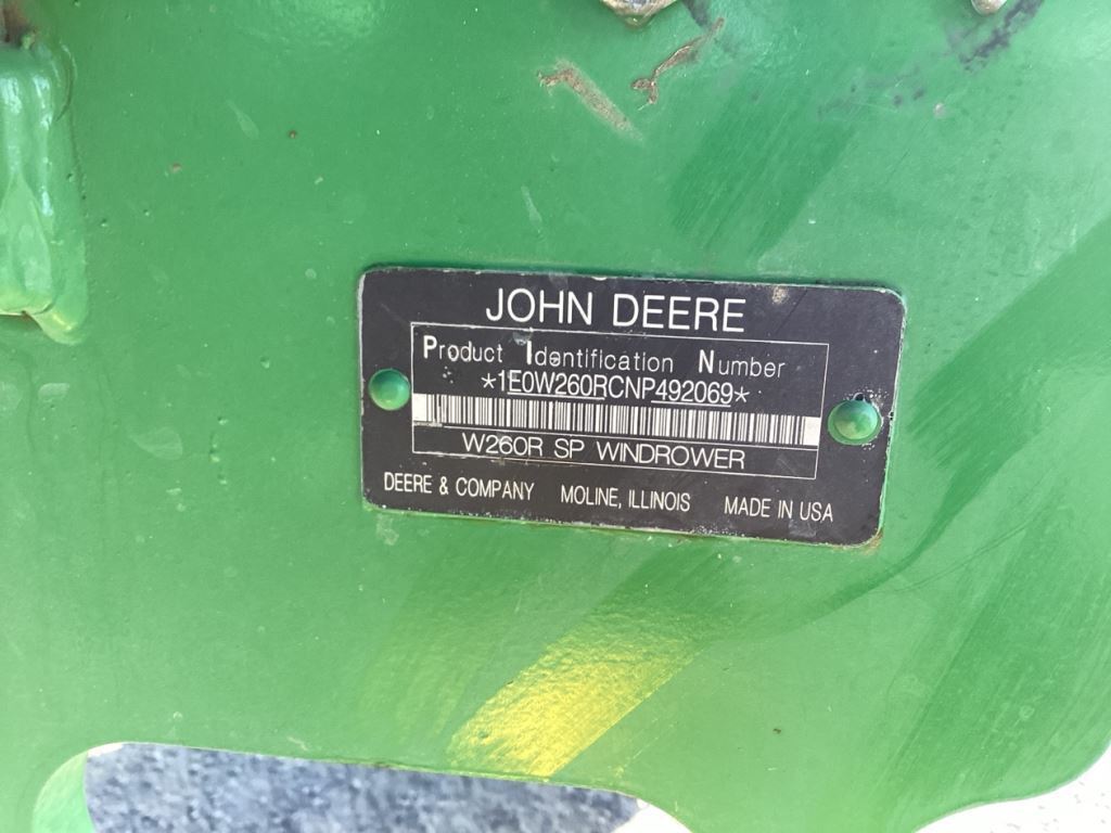 2023 John Deere W260R Self-Propelled Windrowers and Swather