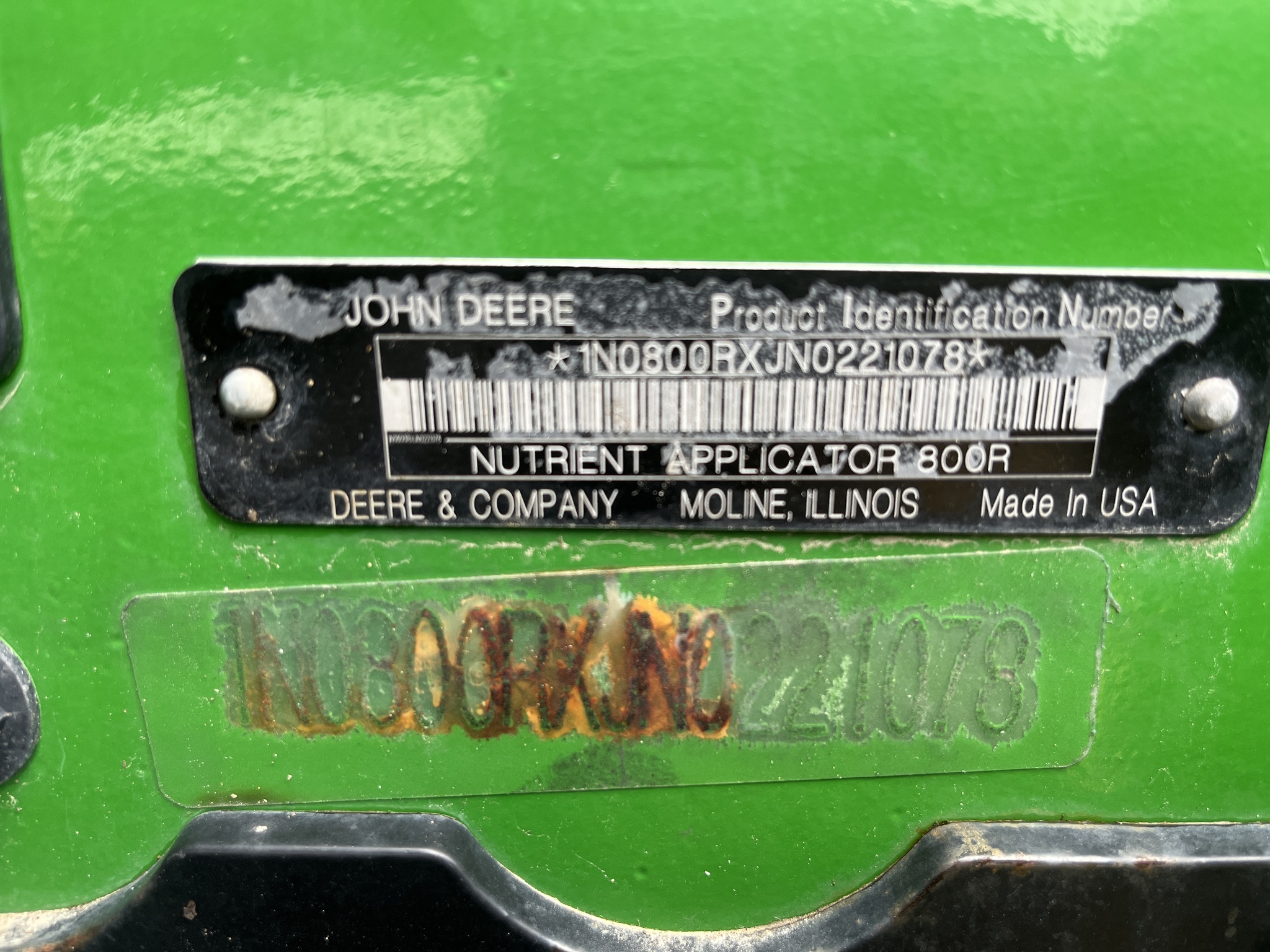 2022 John Deere 800R Self-Propelled Fertilizer Spreader