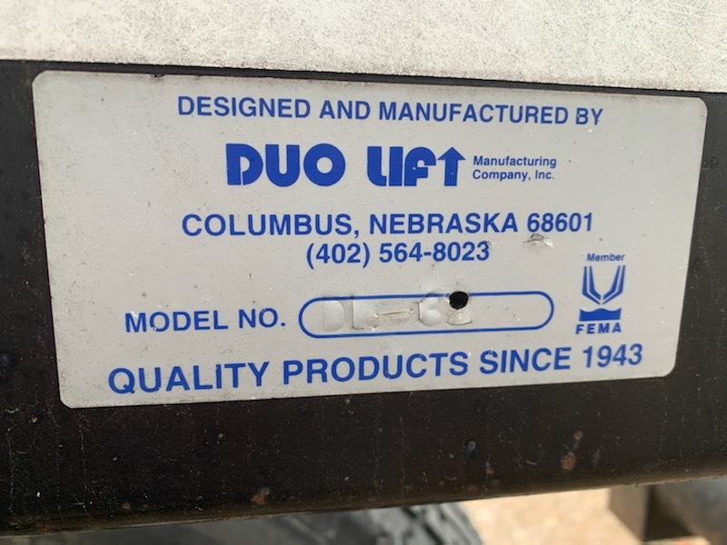  Duo Lift DL-32 Miscellaneous