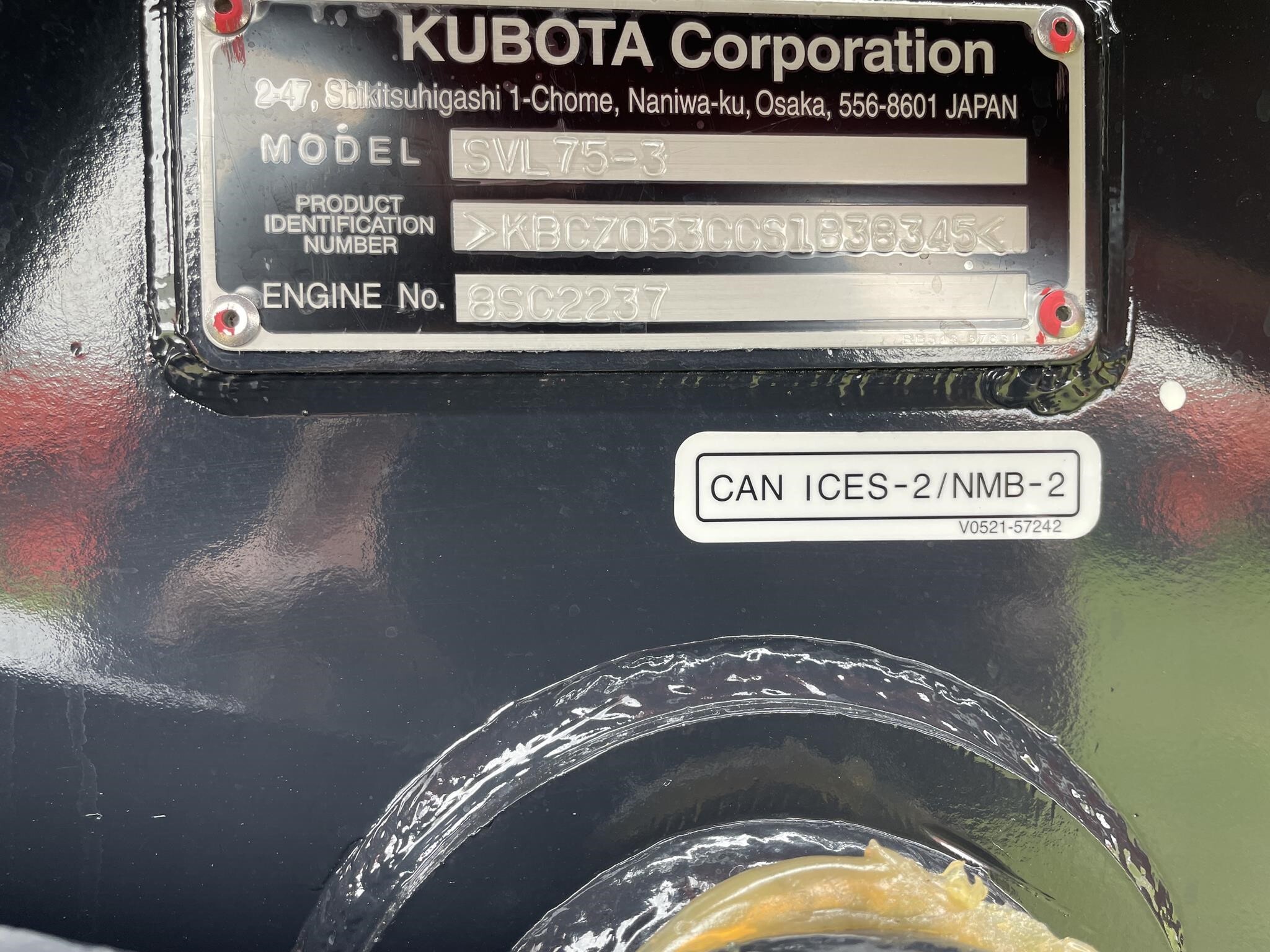 2025 Kubota SVL75-3 Skid Steer