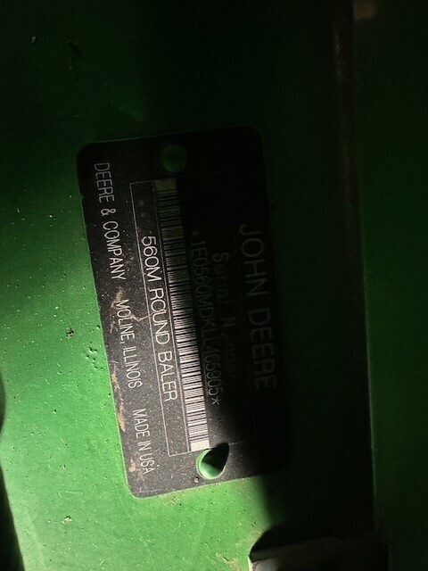 2020 John Deere 560M Round Baler