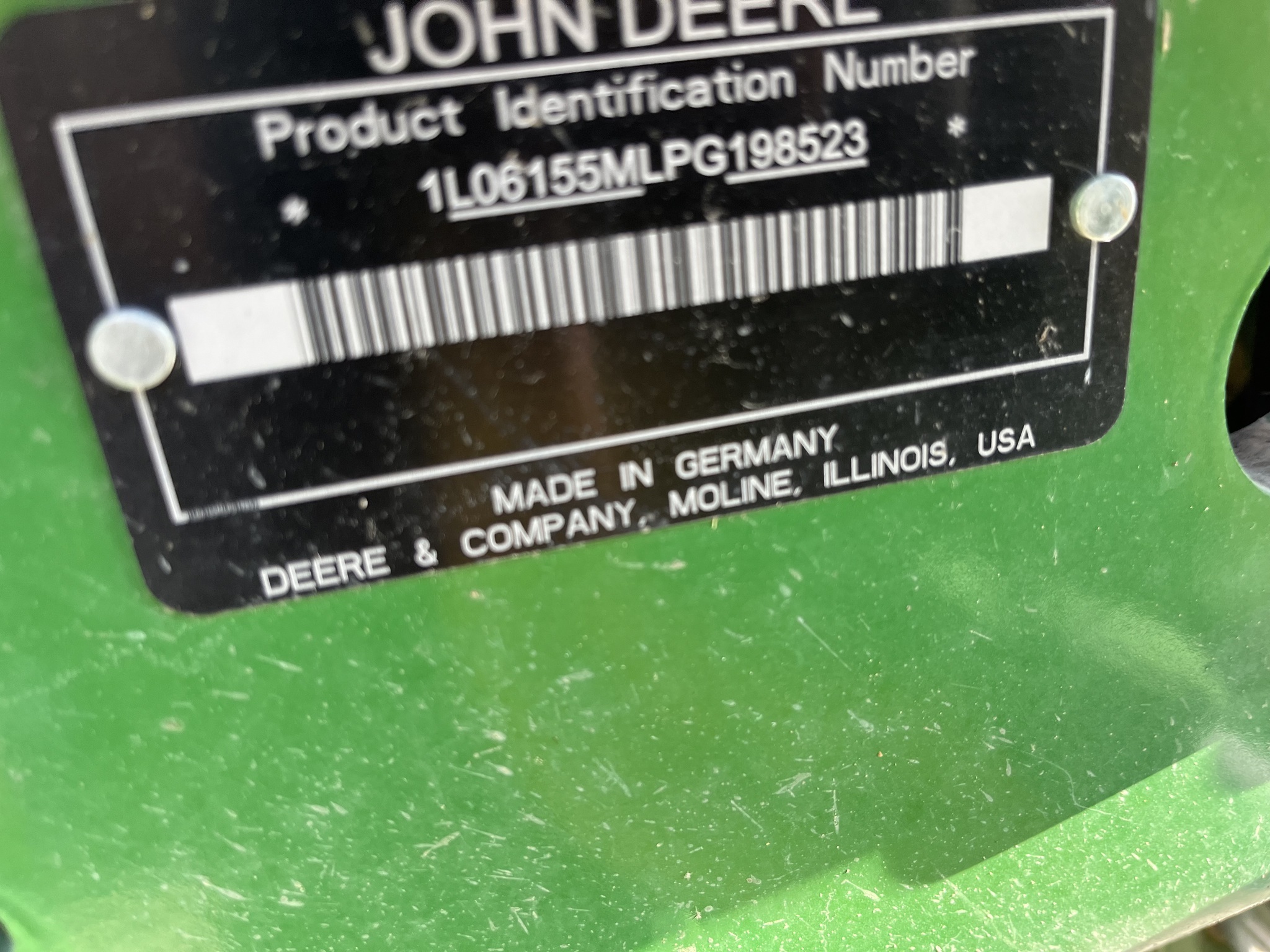 2023 John Deere 6155M Tractor