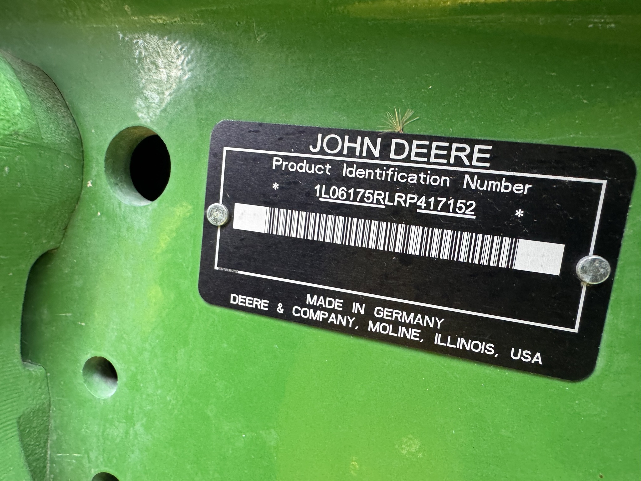 2024 John Deere 6R 175 Tractor