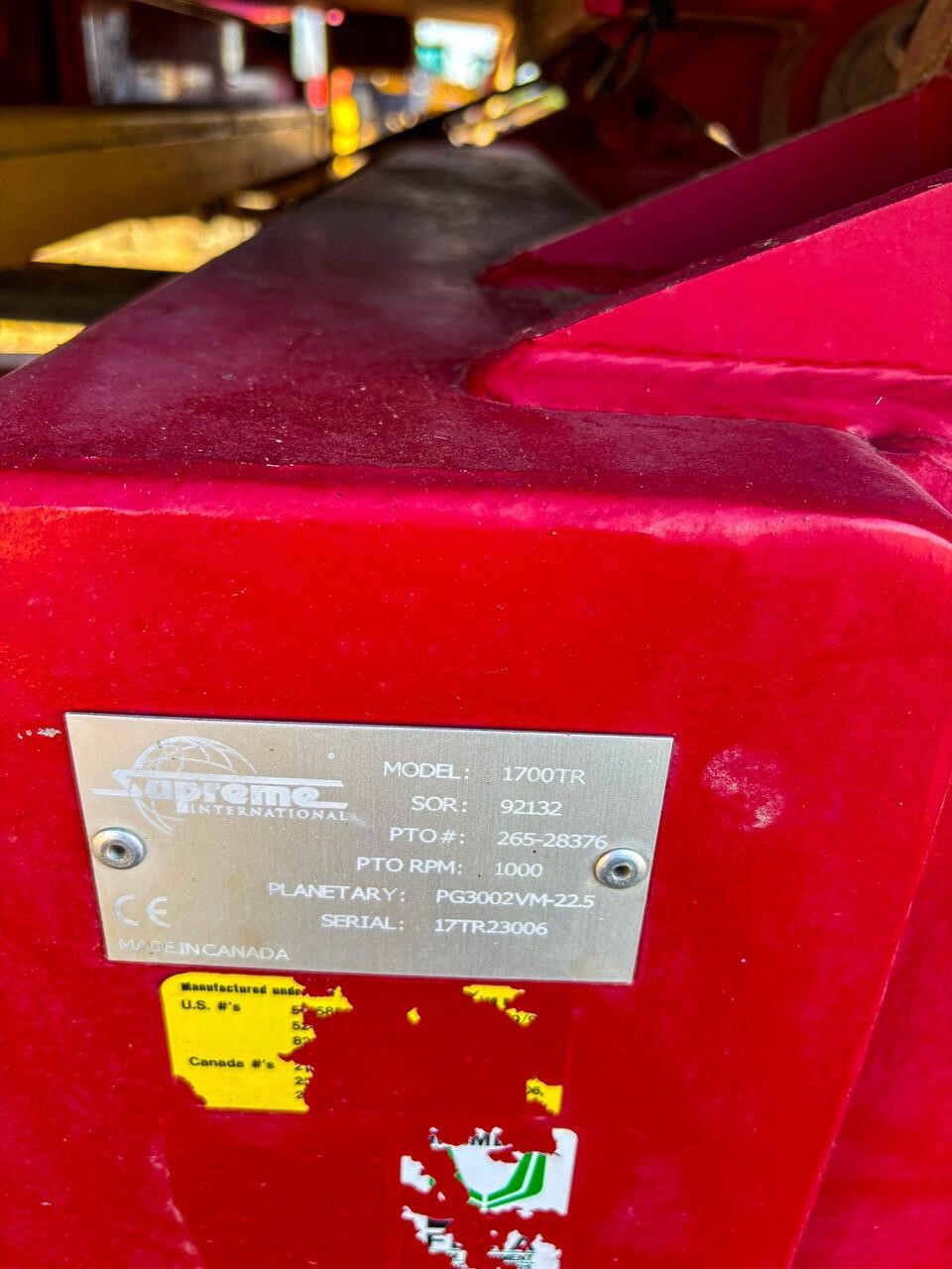 2023 Supreme International 1700TR Grinders and Mixer
