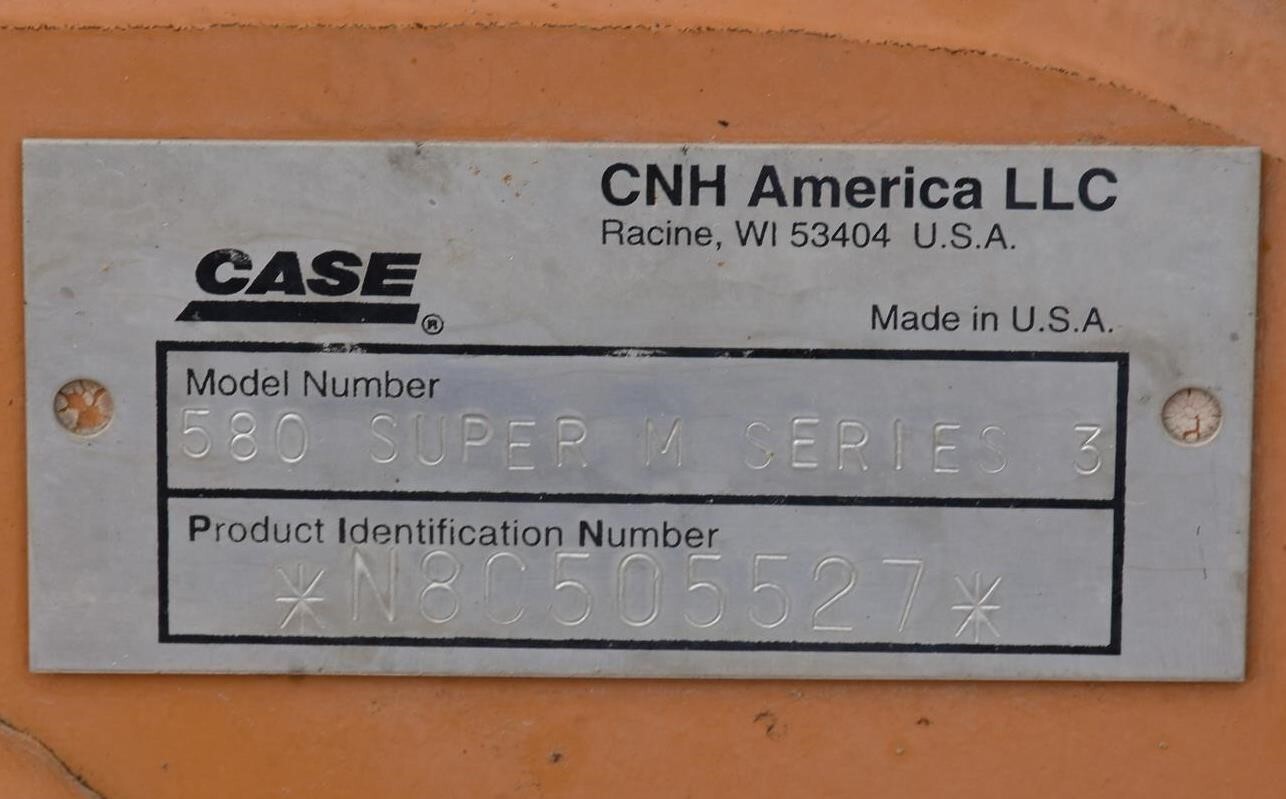 2008 Case 580SM III Backhoe