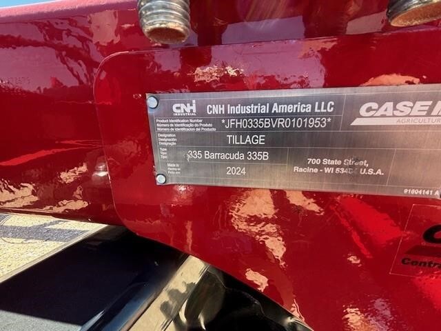 2024 Case IH True Tandem 335 Barracuda Vertical Tillage