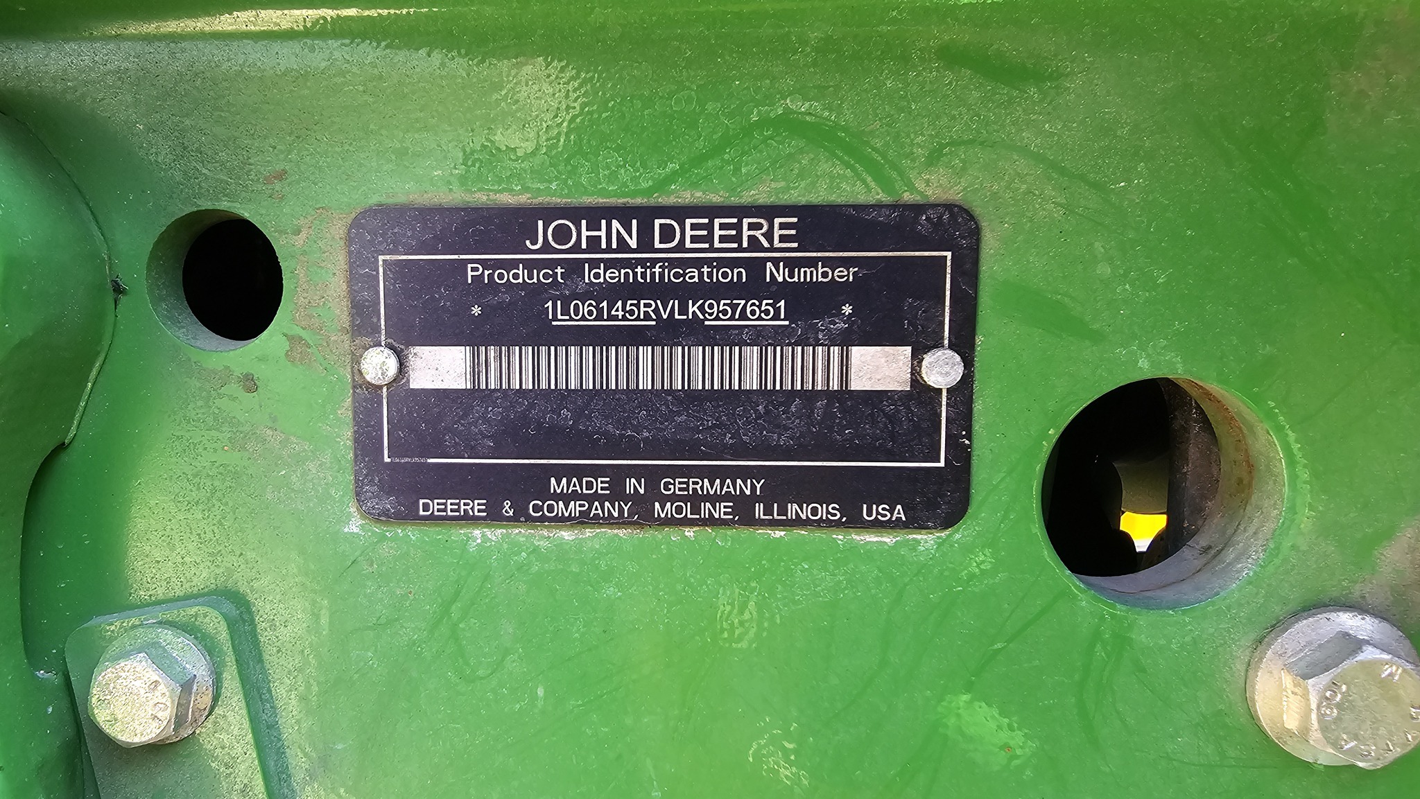 2020 John Deere 6145R Tractor