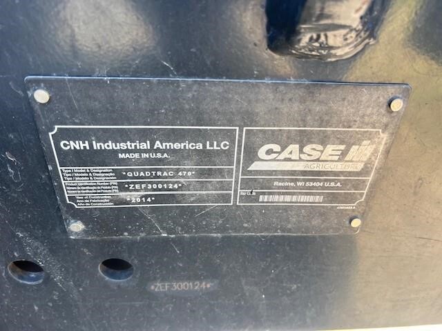 2014 Case IH Steiger 470 RowTrac Tractor