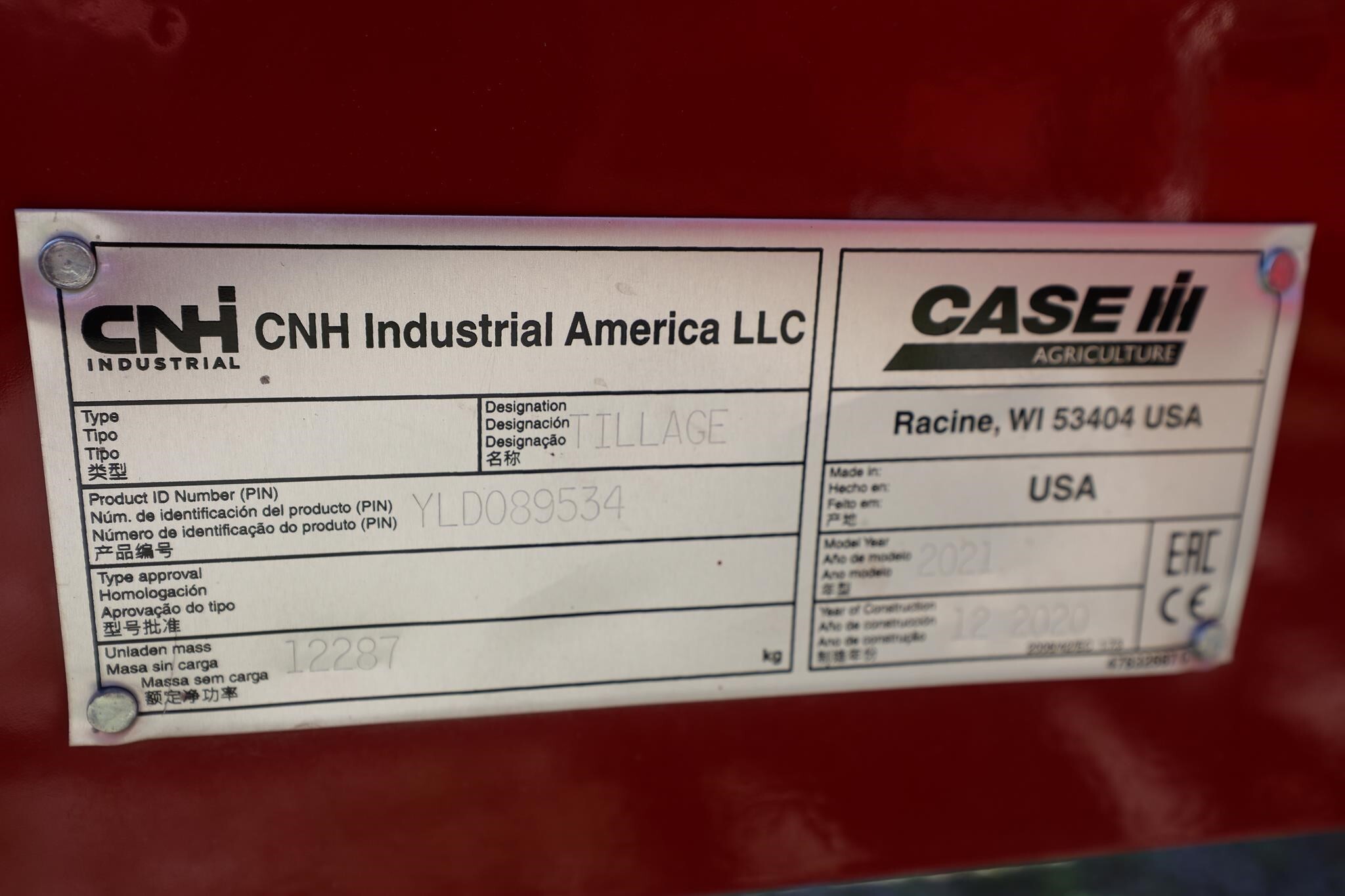 2021 Case IH Tiger-Mate 255 Field Cultivator