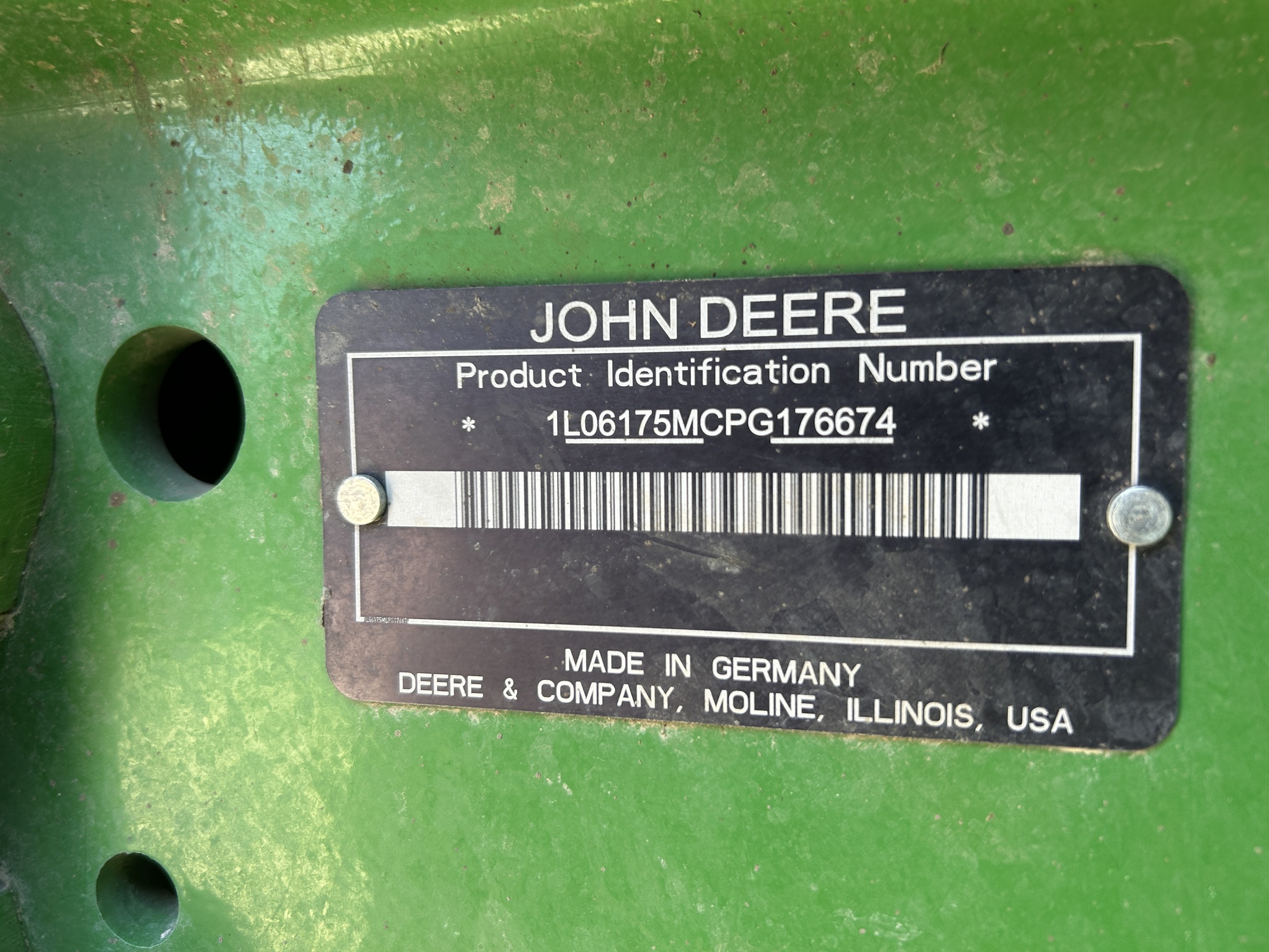 2023 John Deere 6175M Tractor