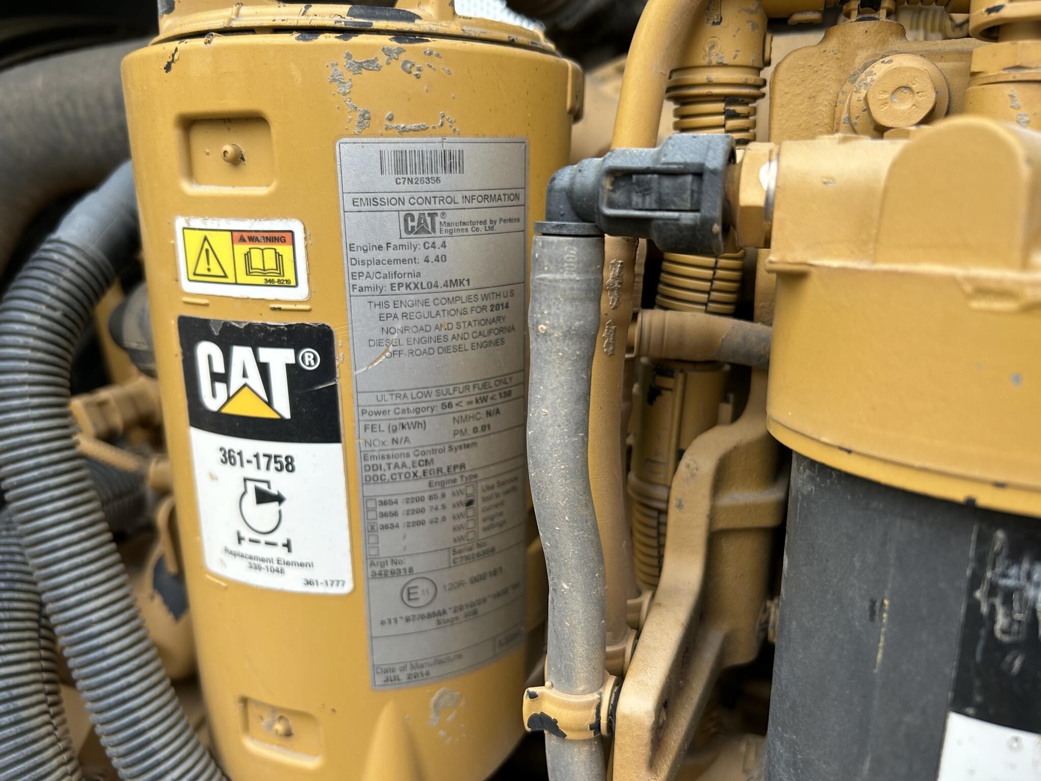 2015 Caterpillar D4K2 LGP Dozer