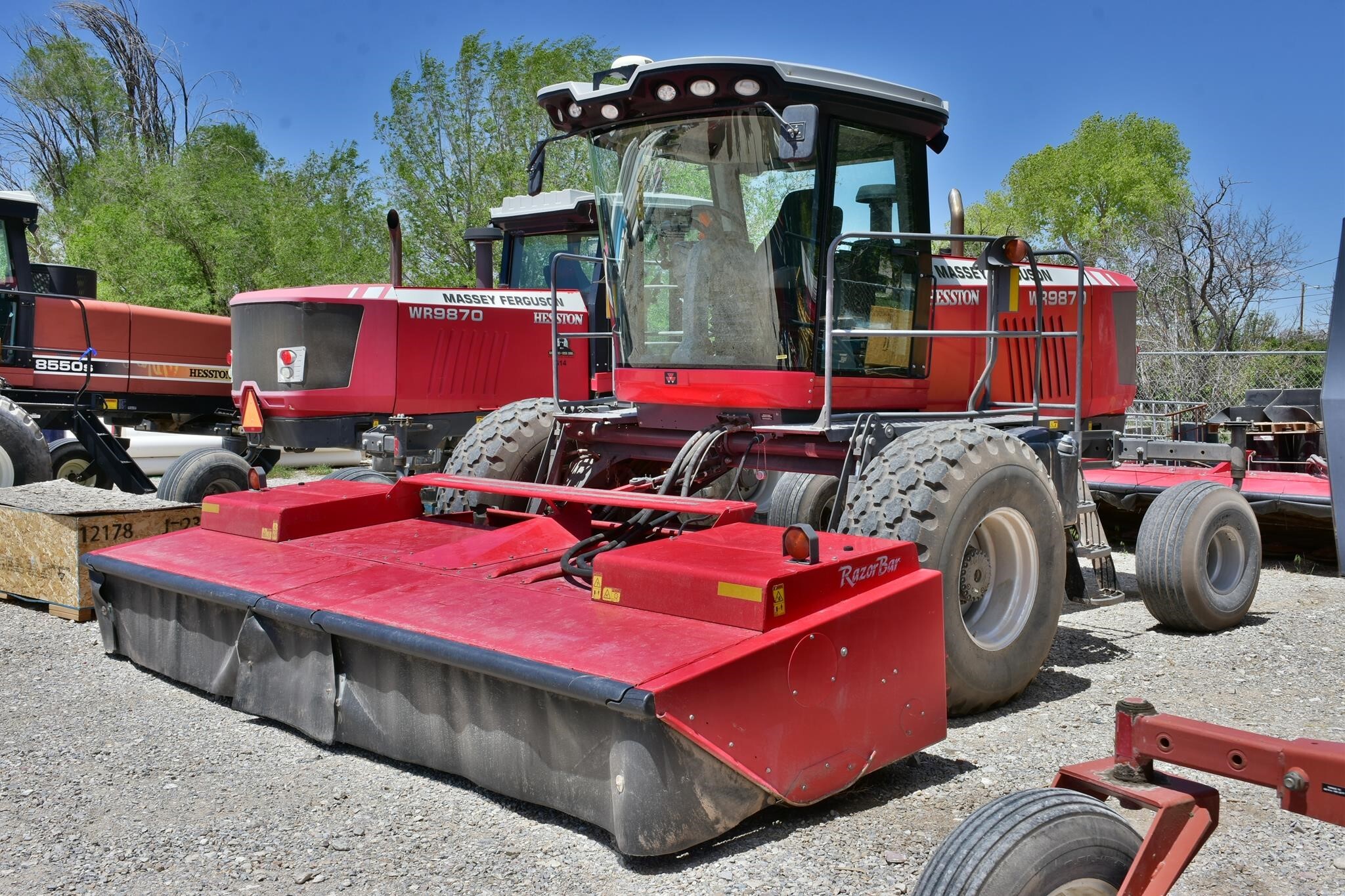 2015 Massey Ferguson WR9870 Self-Propelled Windrowers and Swather