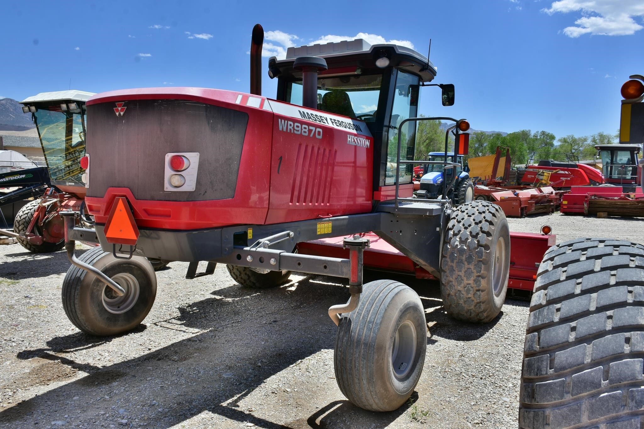 2015 Massey Ferguson WR9870 Self-Propelled Windrowers and Swather