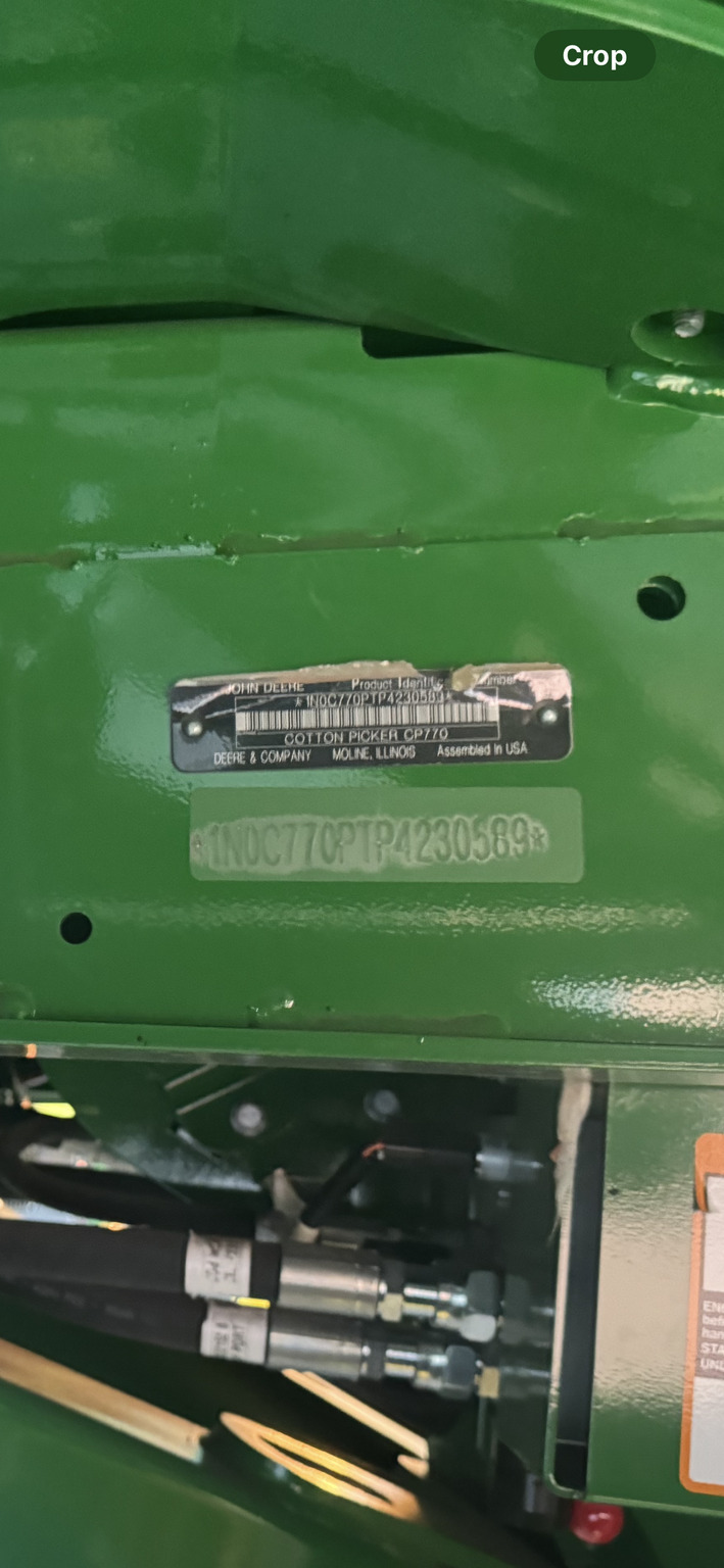 2020 John Deere CP690 Cotton Equipment