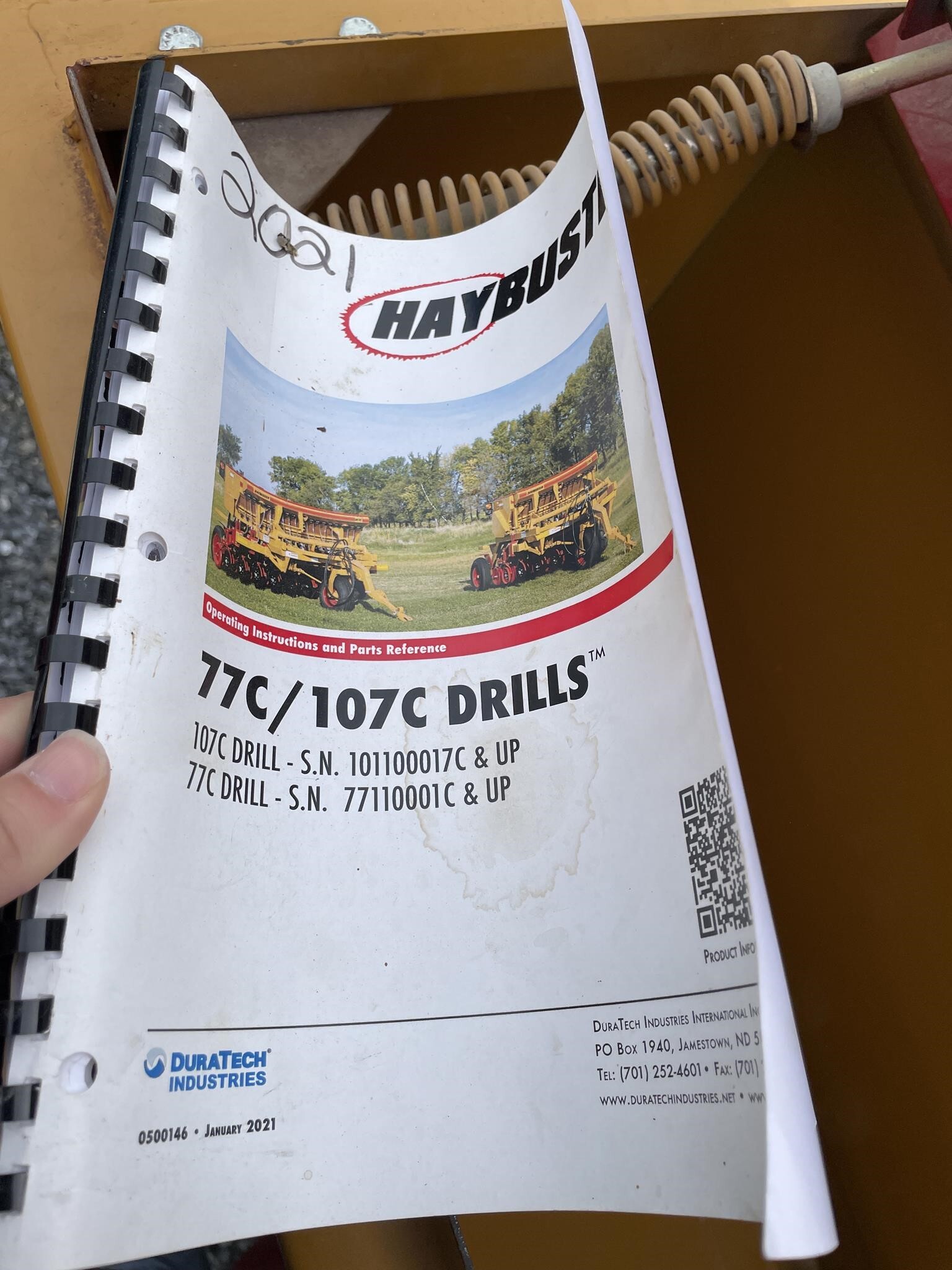 2021 Haybuster 107C Drill