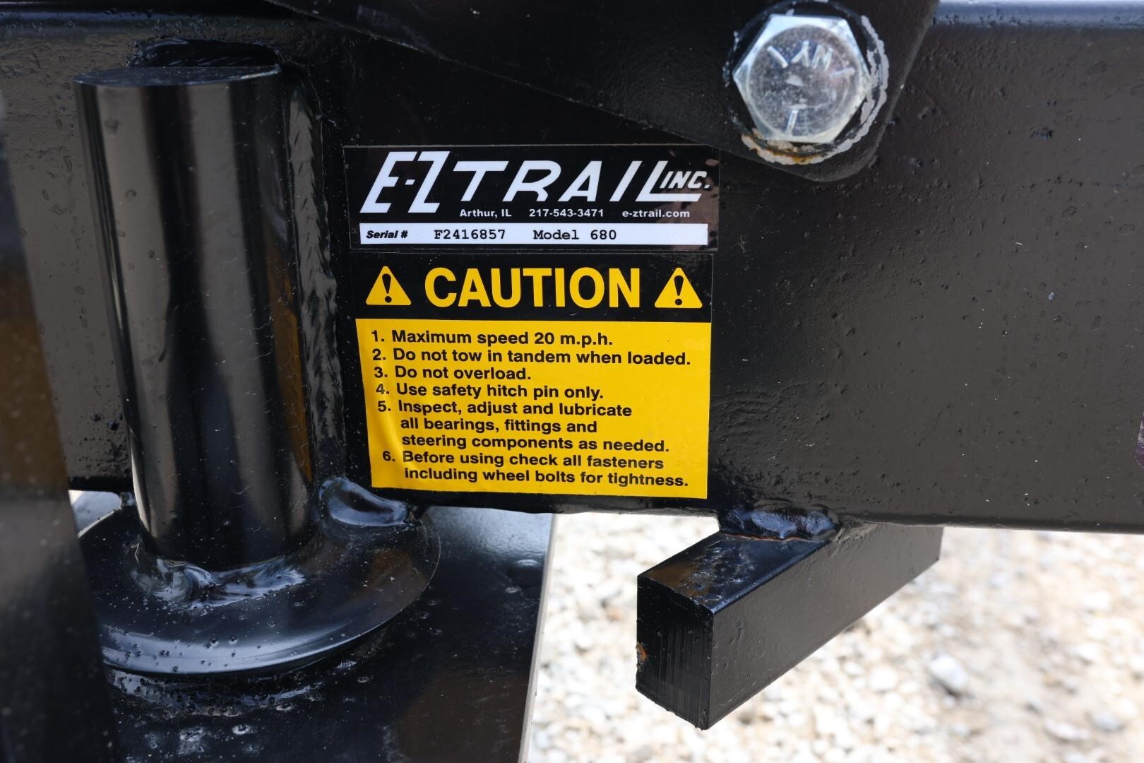 2026 E-Z Trail 680 Header Trailer