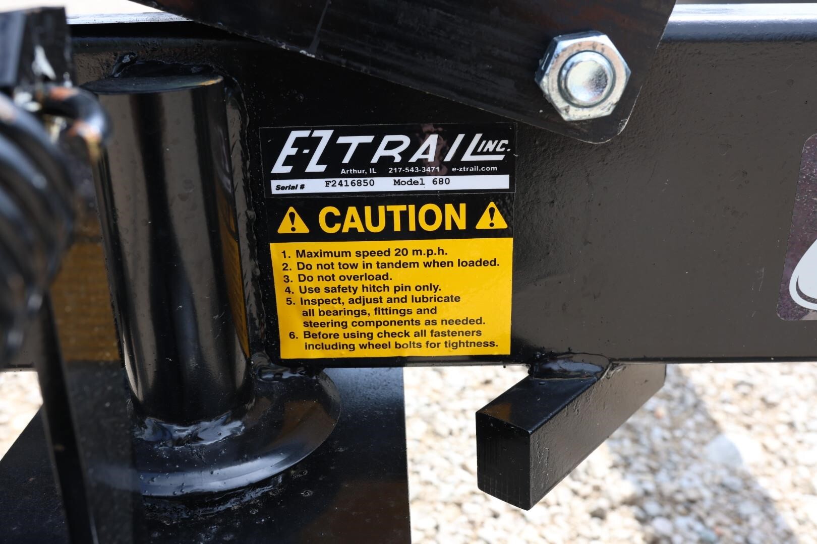 2026 E-Z Trail 680 Header Trailer